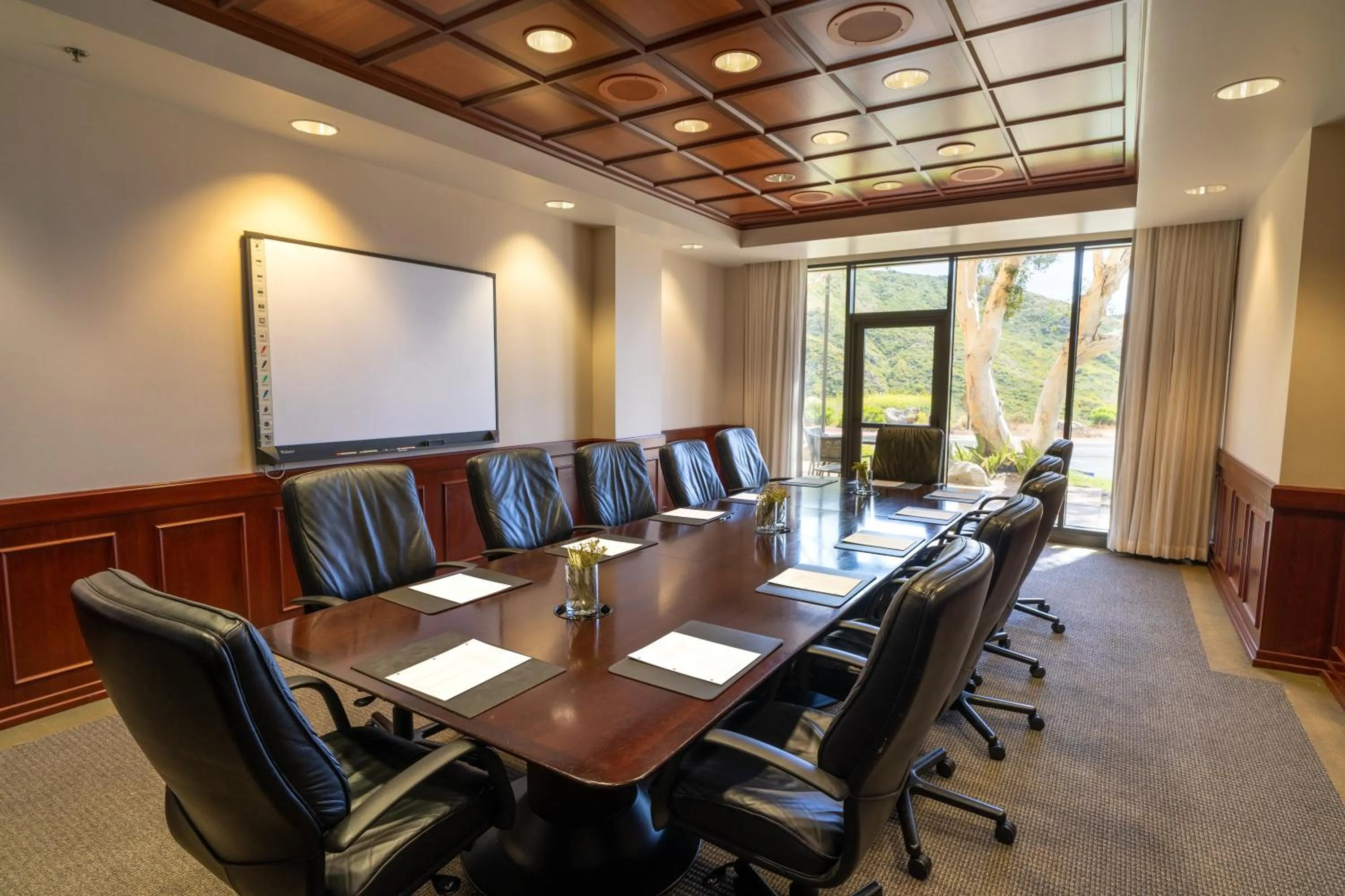 Meeting/conference room in Villa Graziadio Executive Center at Pepperdine University