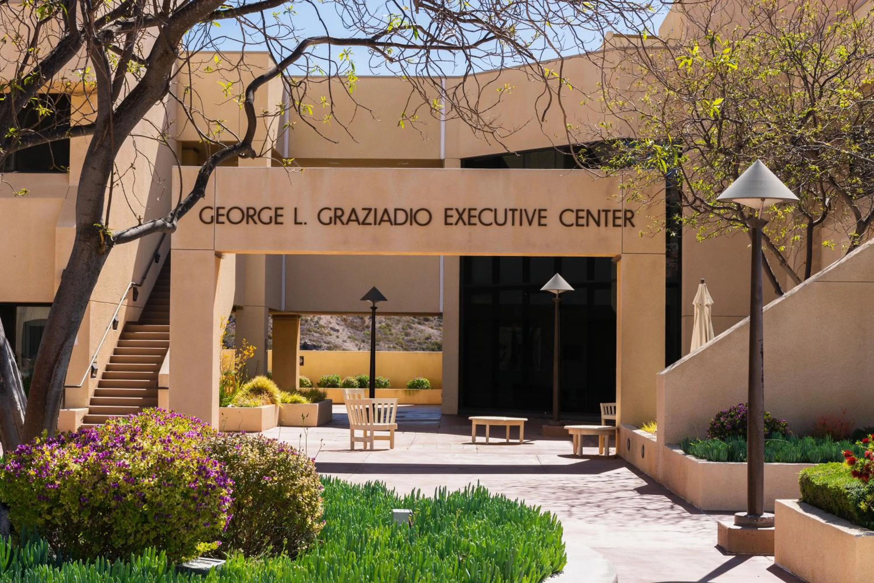 Property building in Villa Graziadio Executive Center at Pepperdine University