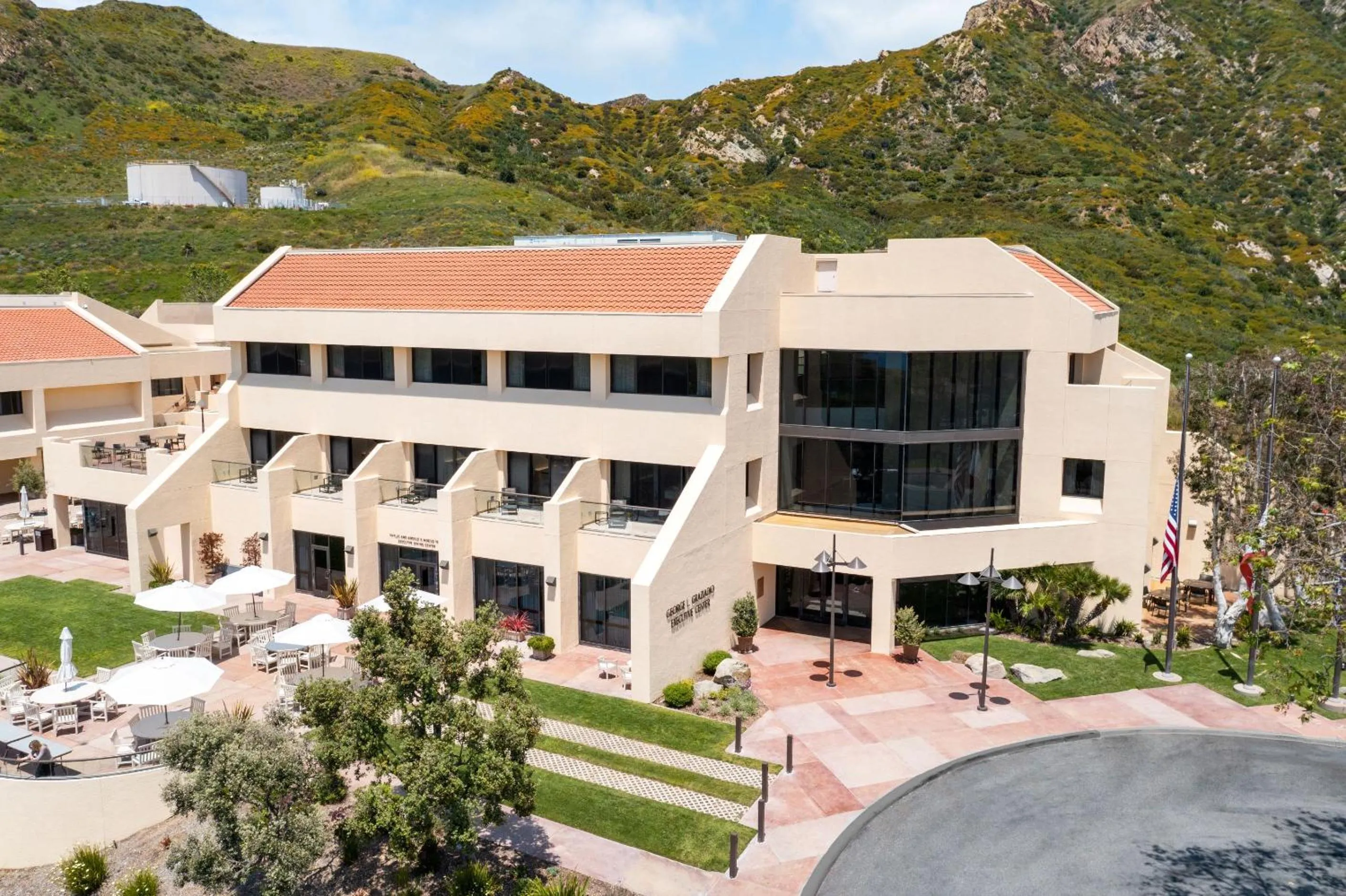 Property building in Villa Graziadio Executive Center at Pepperdine University