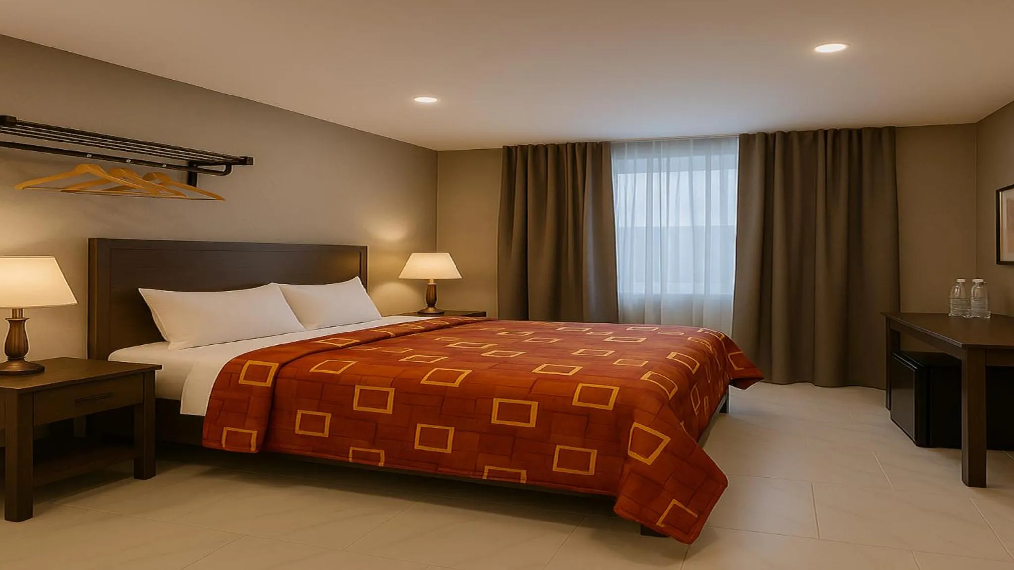 TV and multimedia, Bed in Hotel Fuego Bronx YANKEE STADIUM