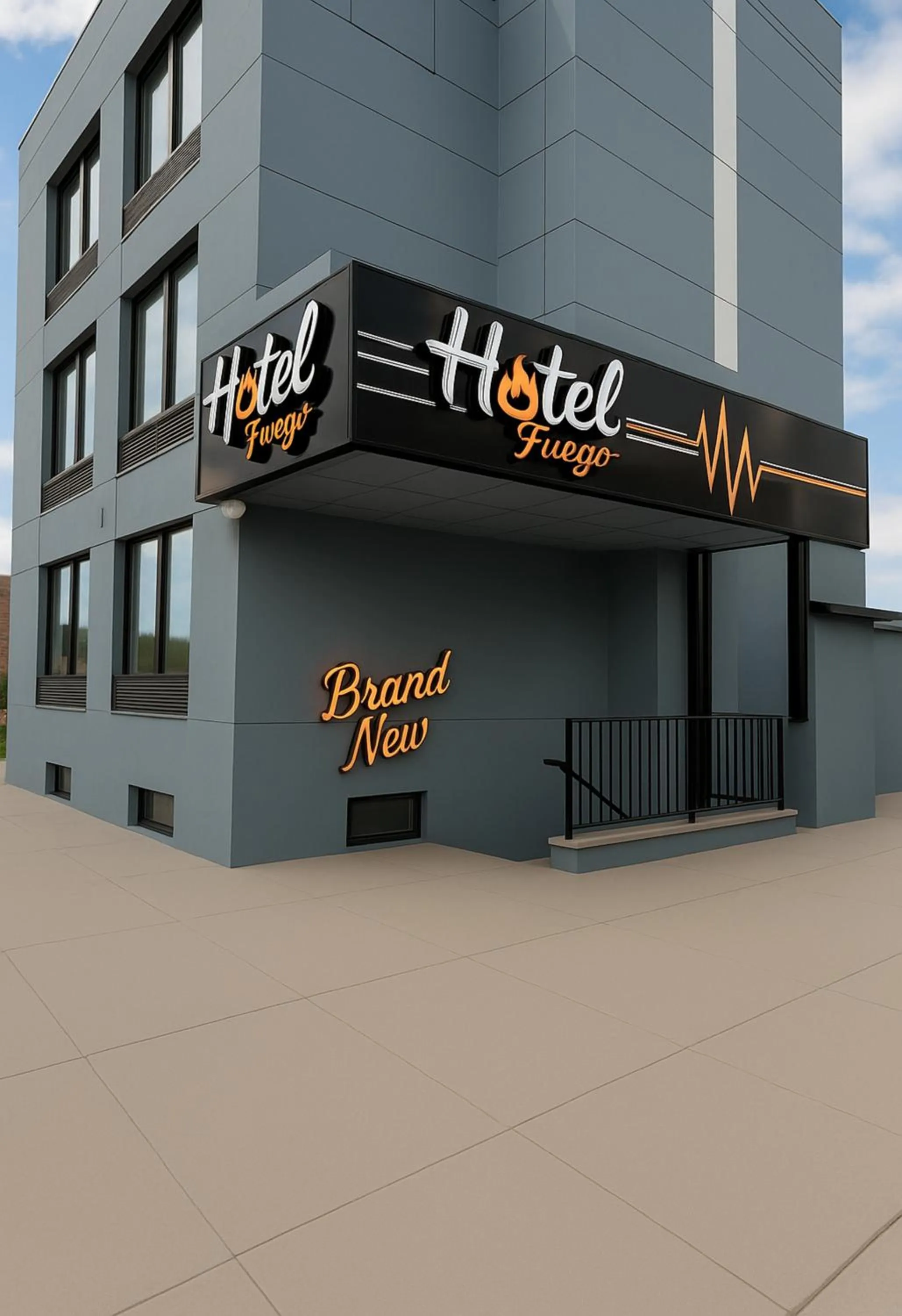 Property building in Hotel Fuego Bronx YANKEE STADIUM