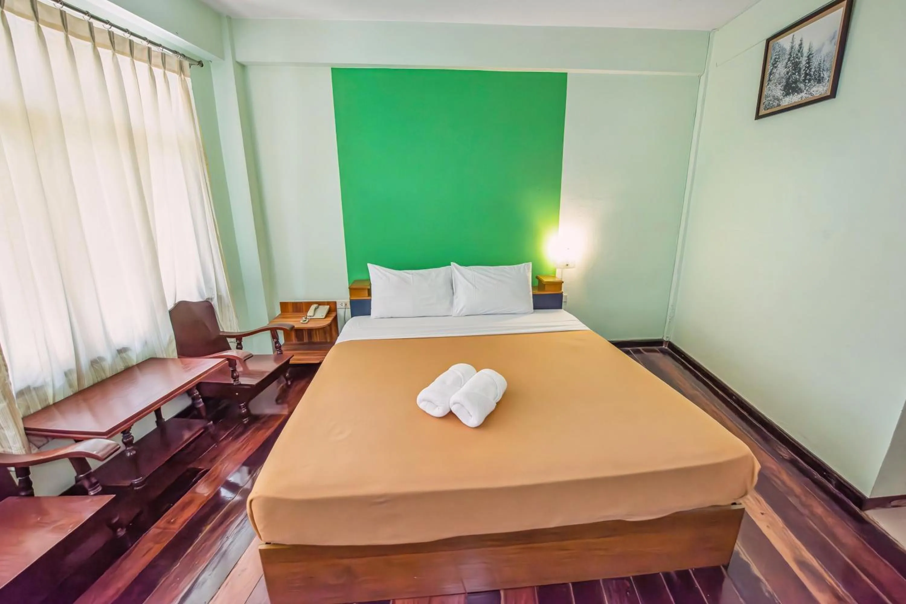 Bed in The Prince Hotel