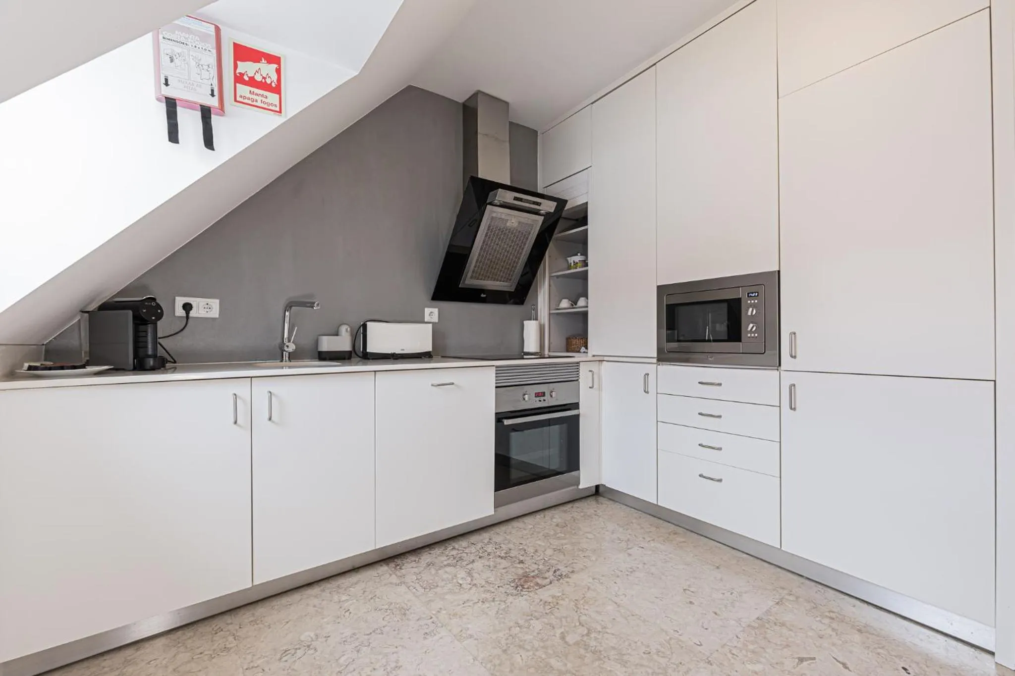 Kitchen or kitchenette in Barbadinhos Apartments in Lisbon Historic Neighborhood