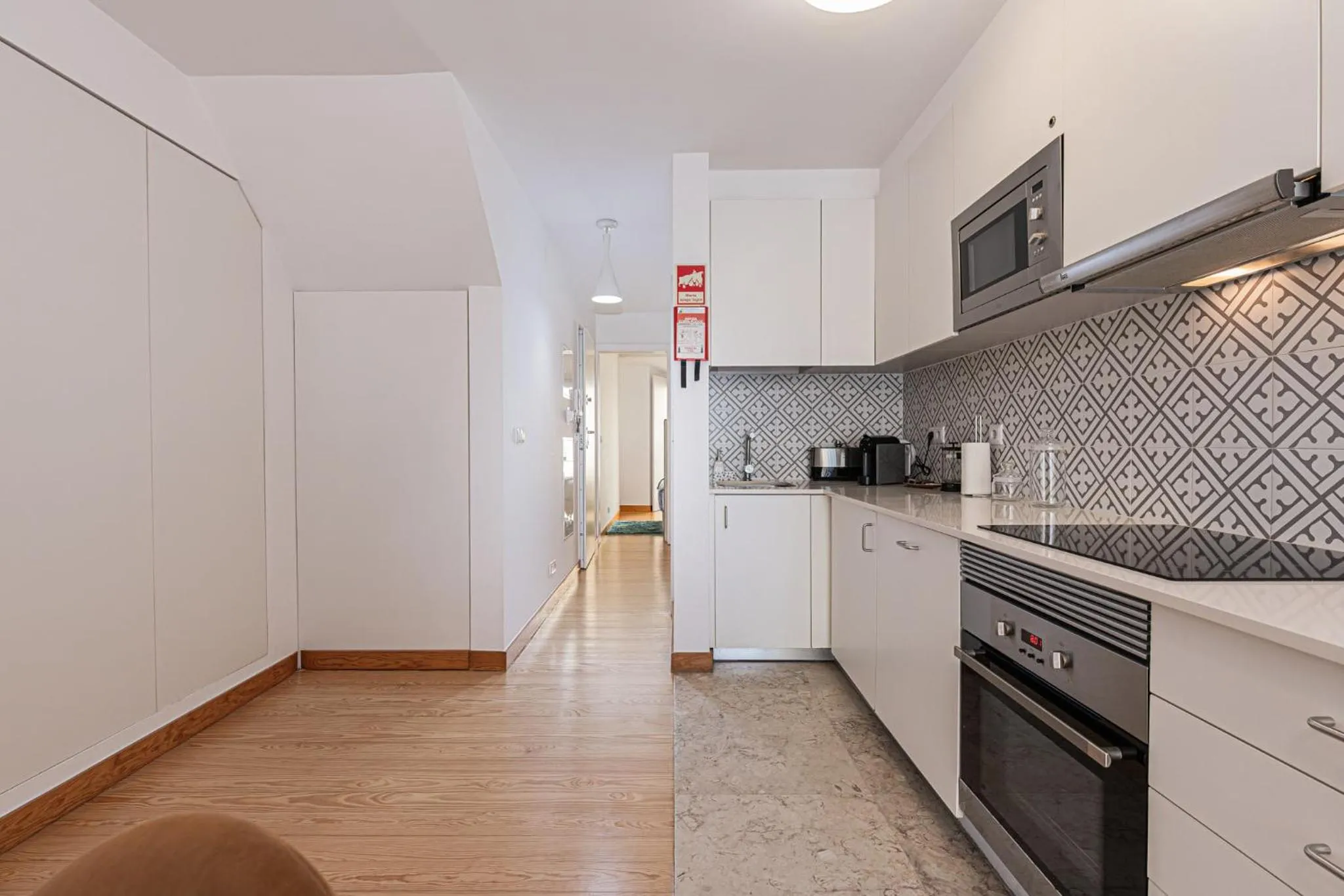 Kitchen or kitchenette in Barbadinhos Apartments in Lisbon Historic Neighborhood