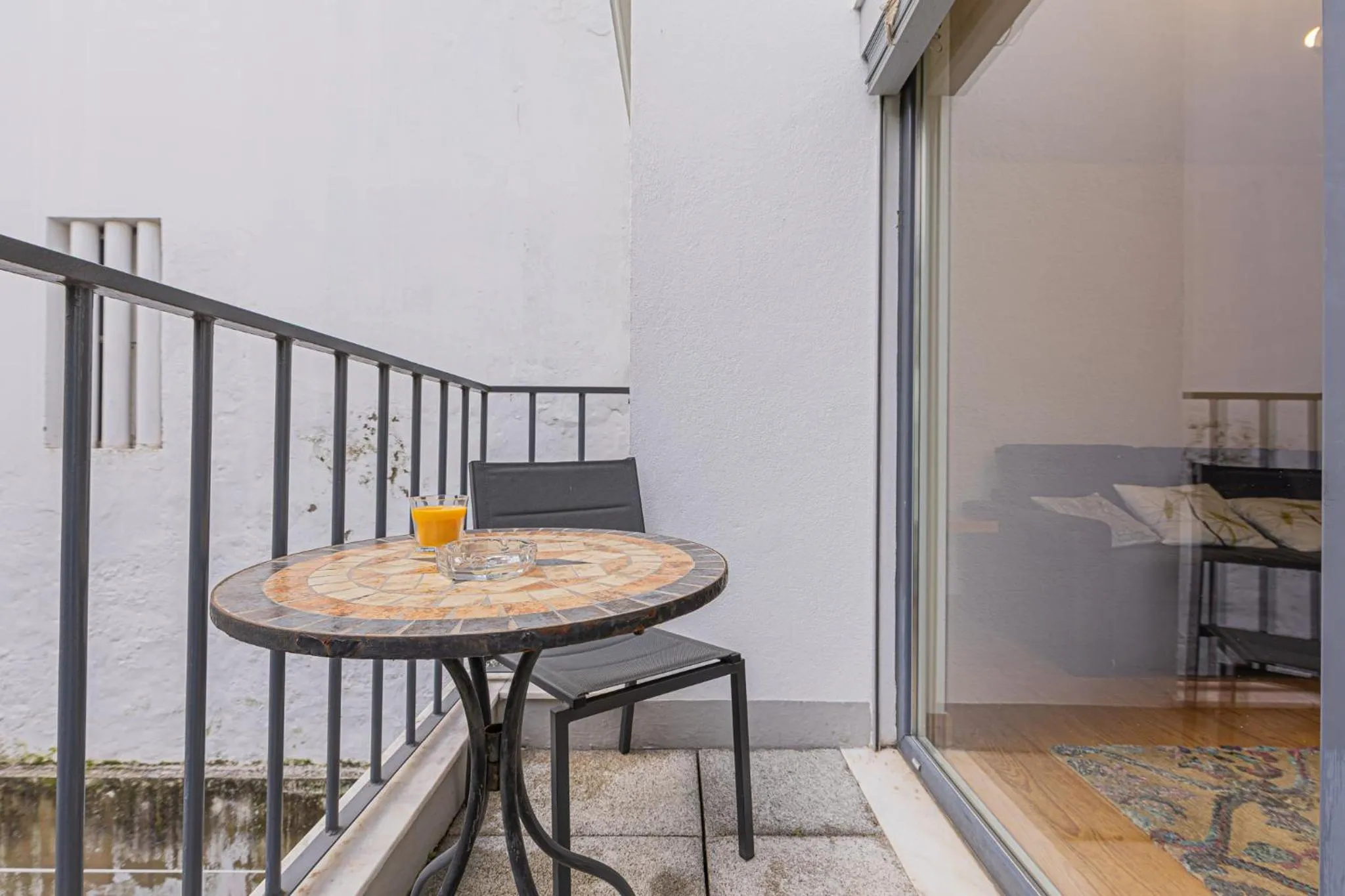 Balcony/Terrace in Barbadinhos Apartments in Lisbon Historic Neighborhood