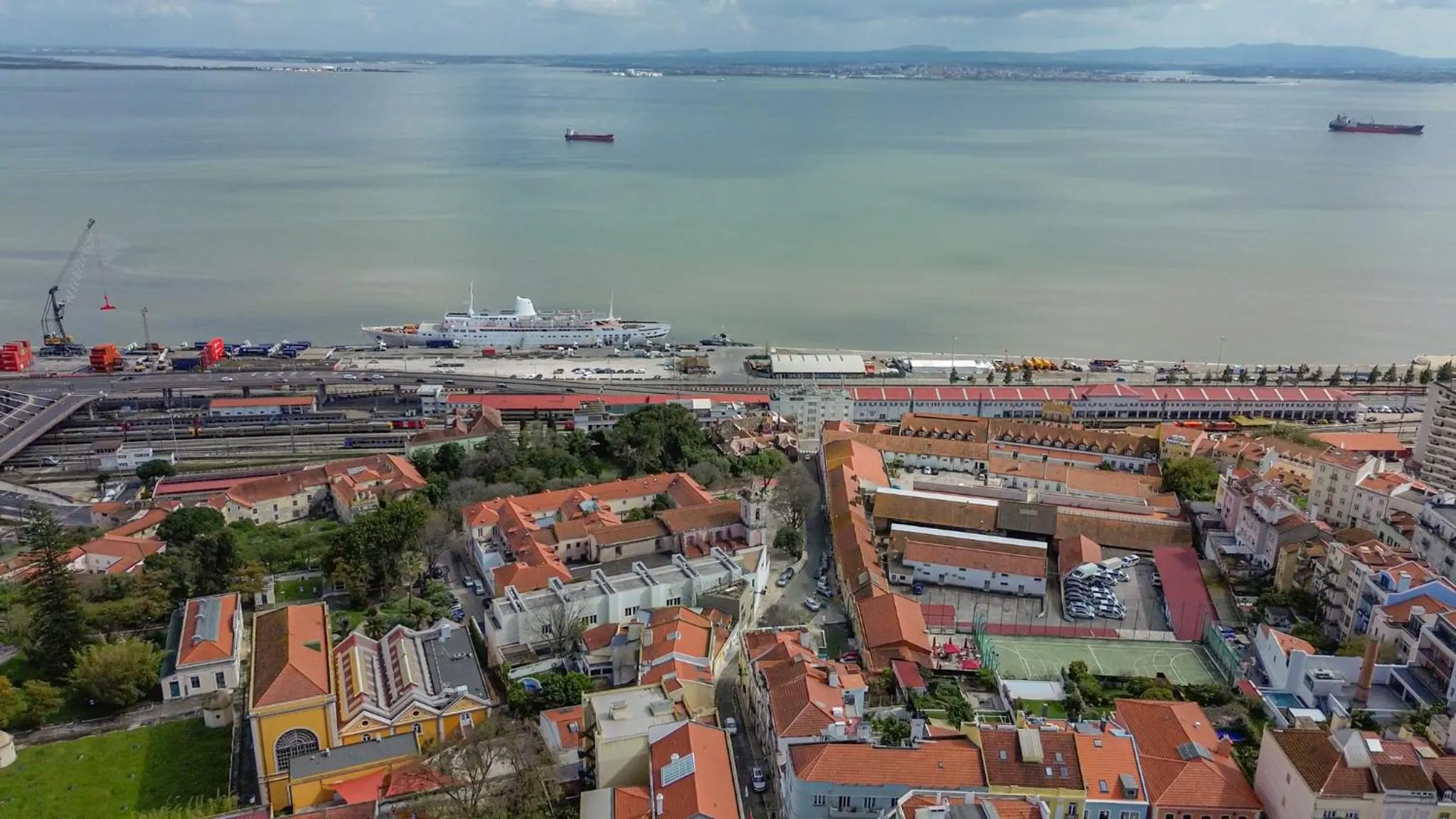 Bird's eye view in Barbadinhos Apartments in Lisbon Historic Neighborhood