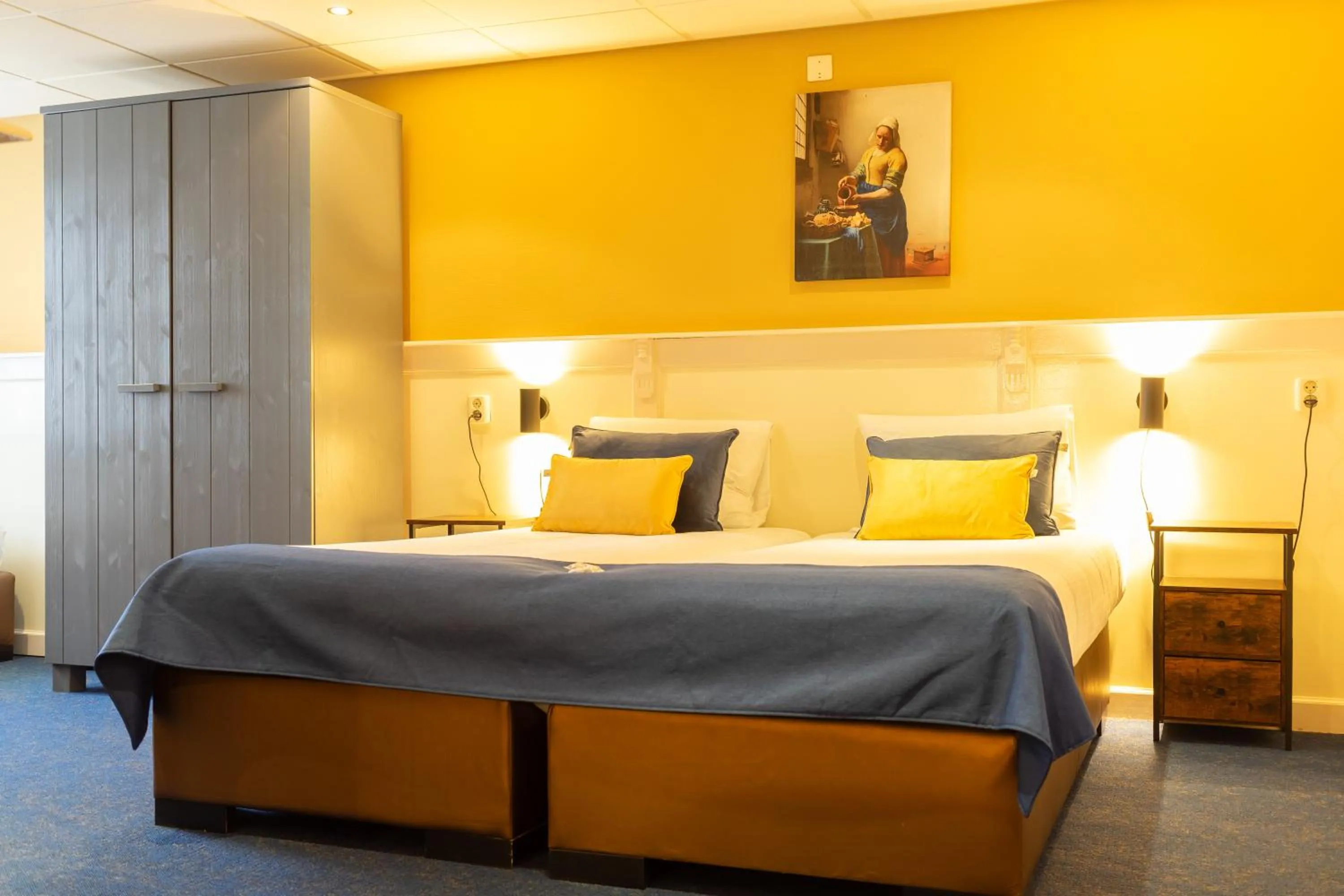 Bed in Hotel de Gulden Leeuw