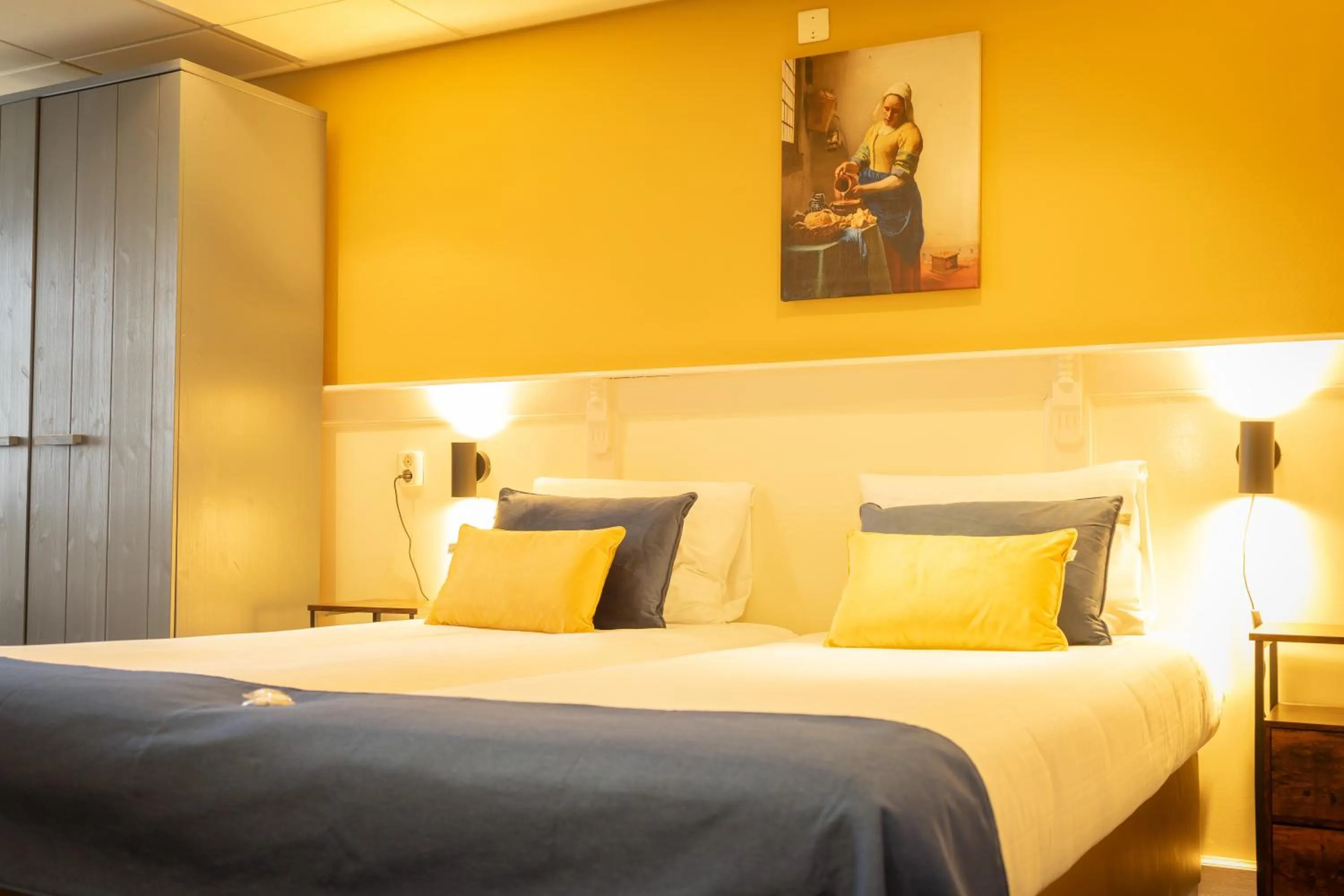 Bed in Hotel de Gulden Leeuw