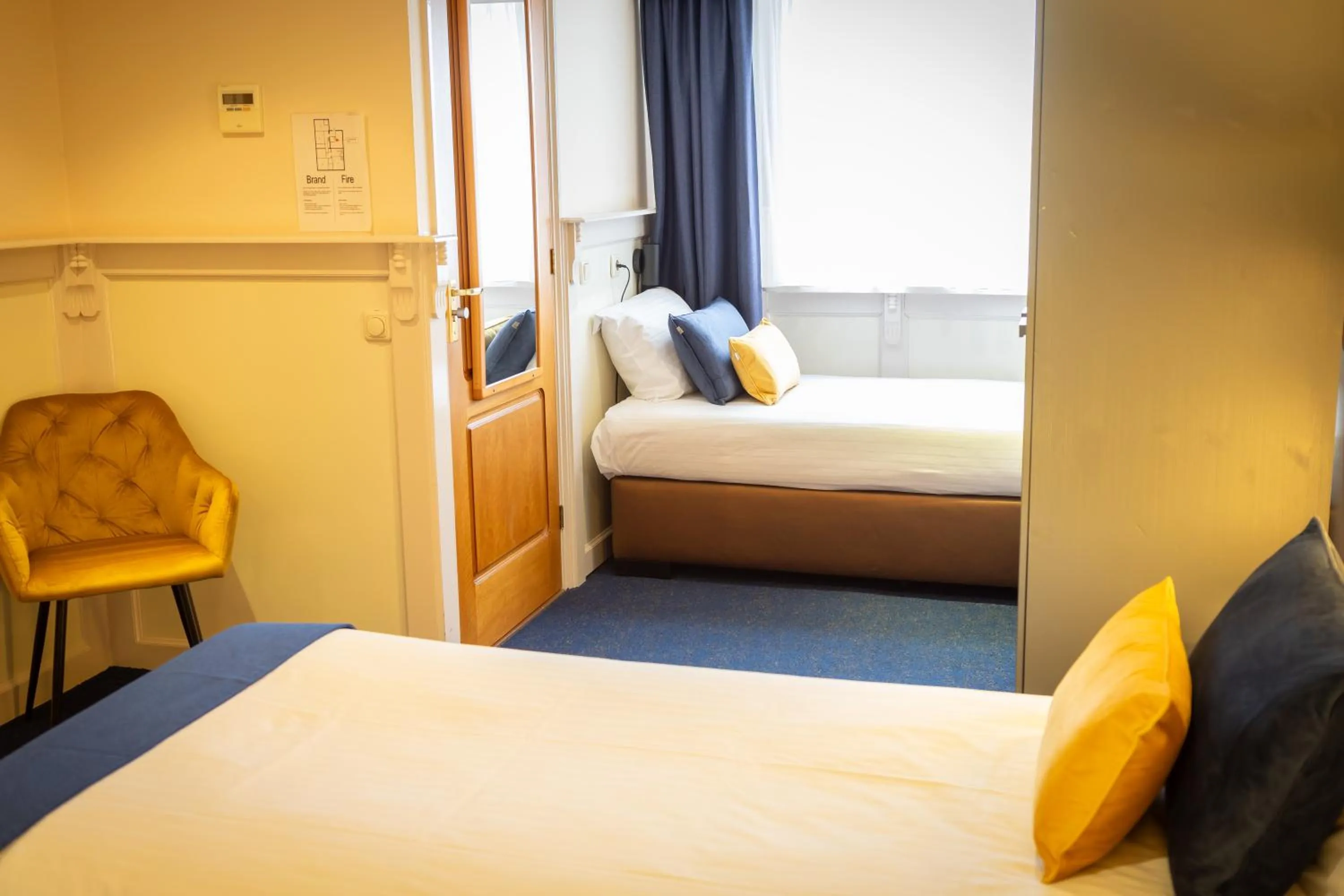 Bed in Hotel de Gulden Leeuw