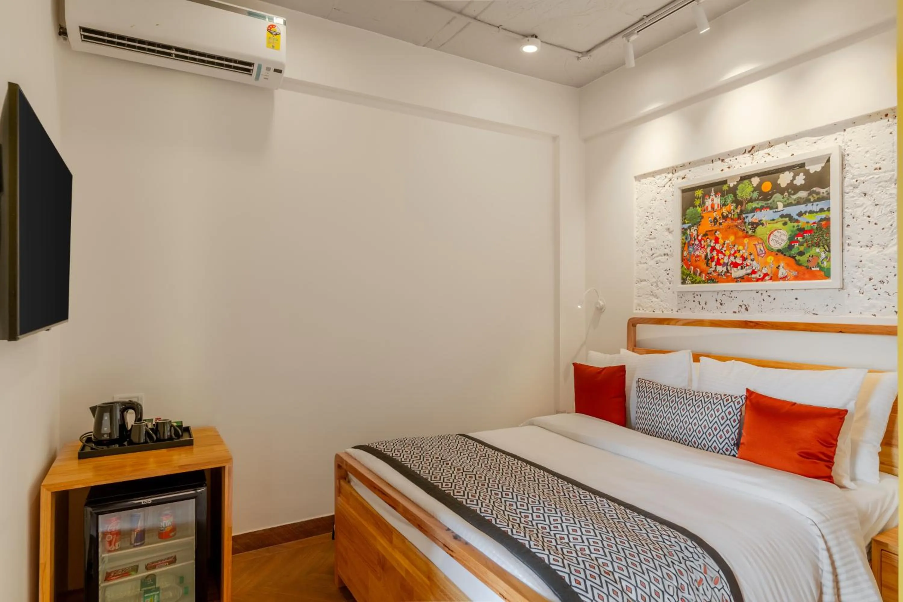 Bedroom, Bed in Bedzzz Xclusiv Morjim, Goa By Leisure Hotels