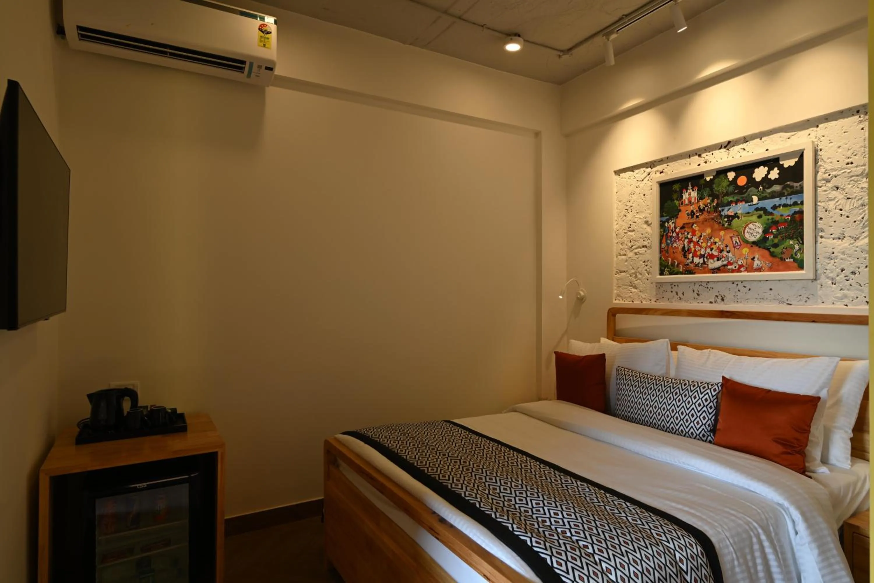 Bedroom, Bed in Bedzzz Xclusiv Morjim, Goa By Leisure Hotels
