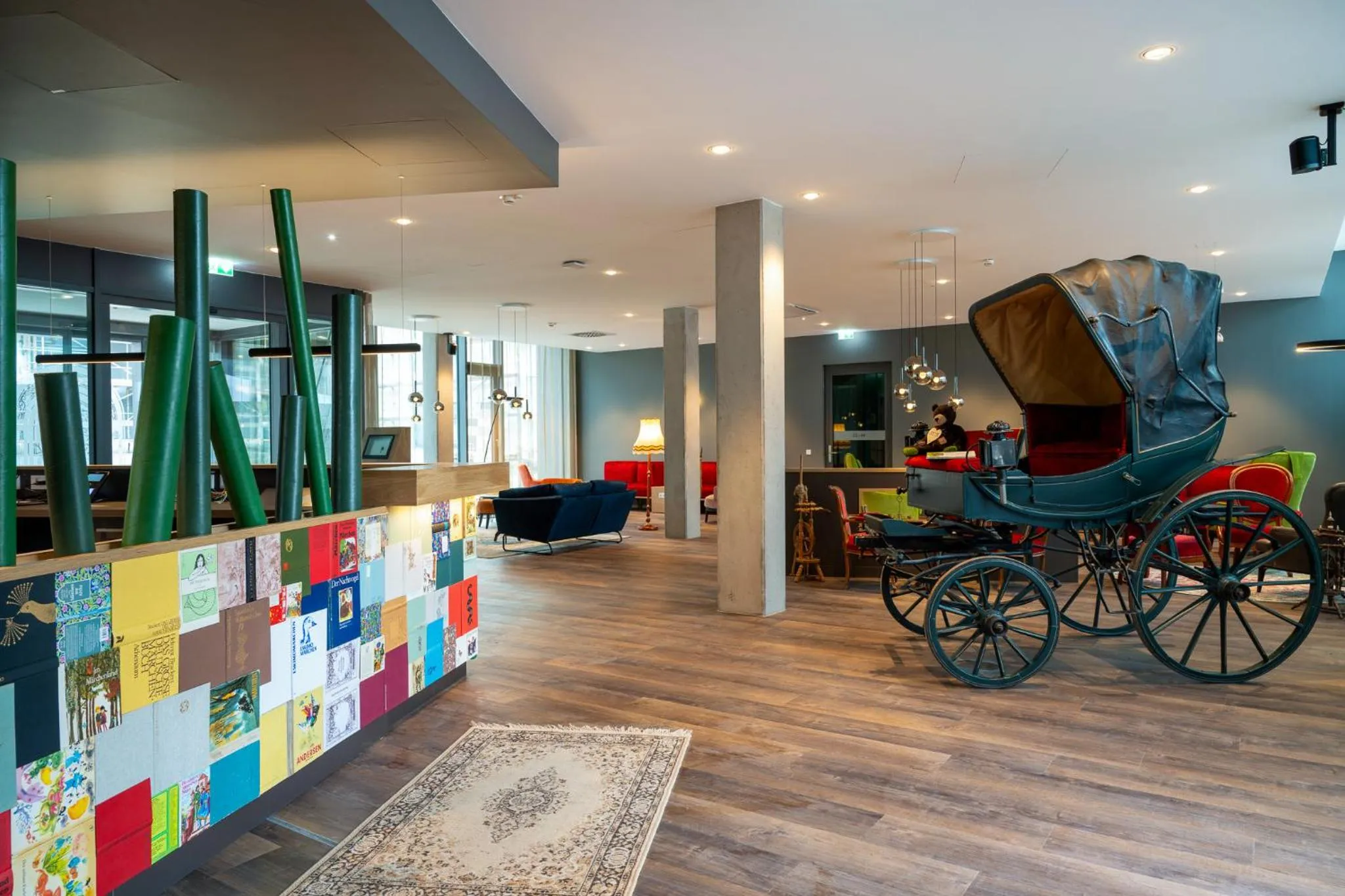 Lobby or reception in mightyTwice Hotel Achern