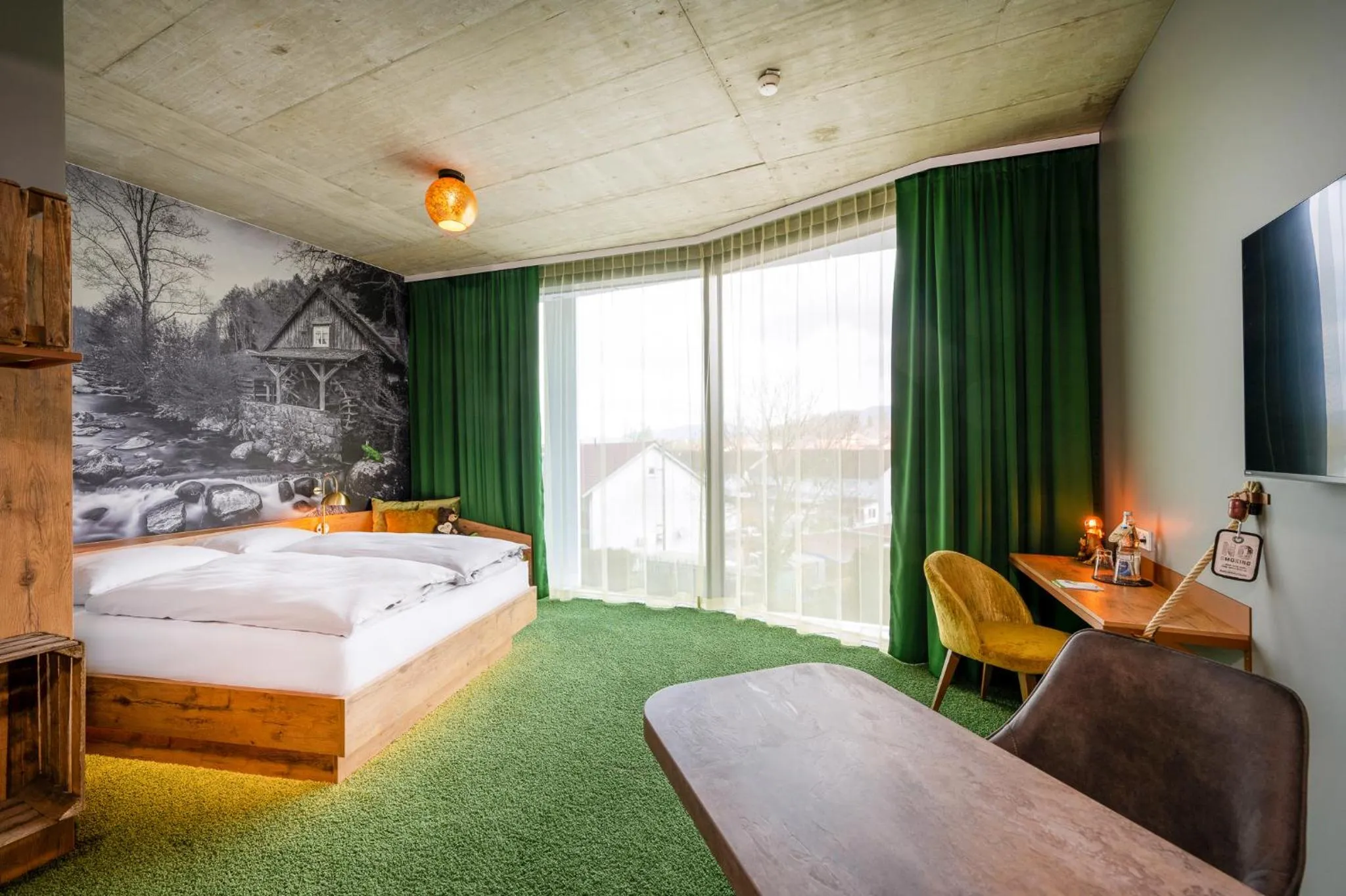 Photo of the whole room, Bed in mightyTwice Hotel Achern