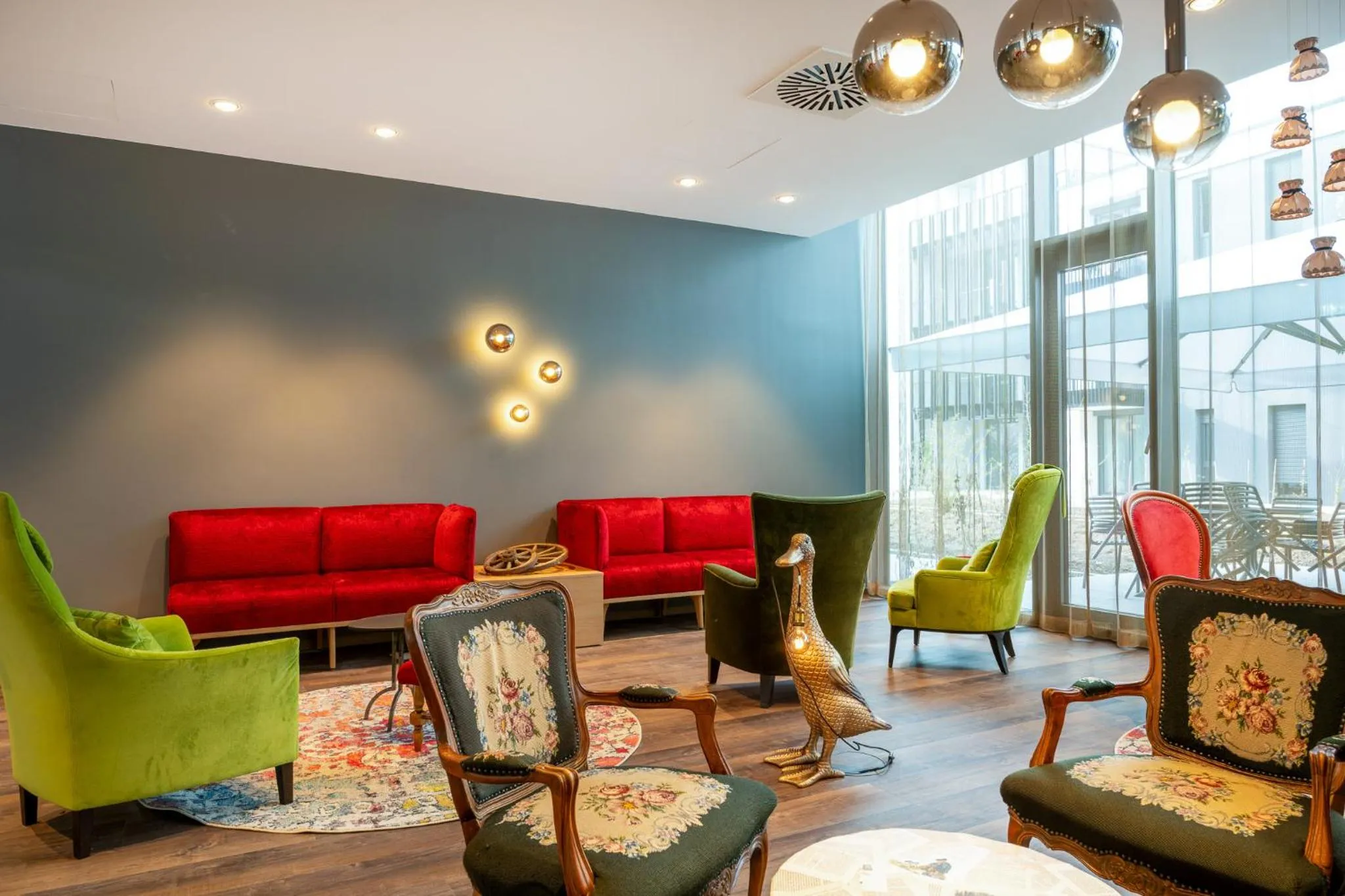 Lobby or reception in mightyTwice Hotel Achern