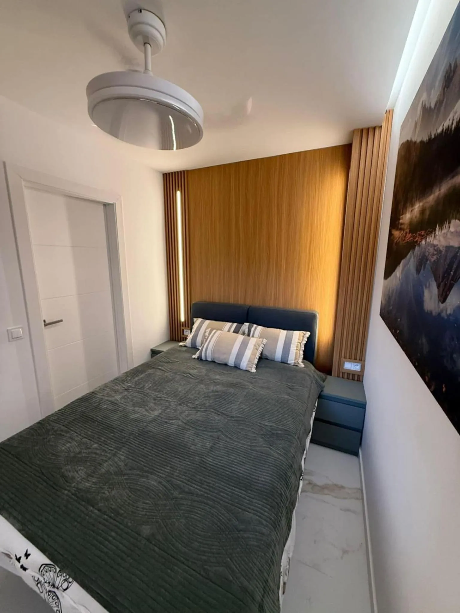 Bed in Granada Park Apartament