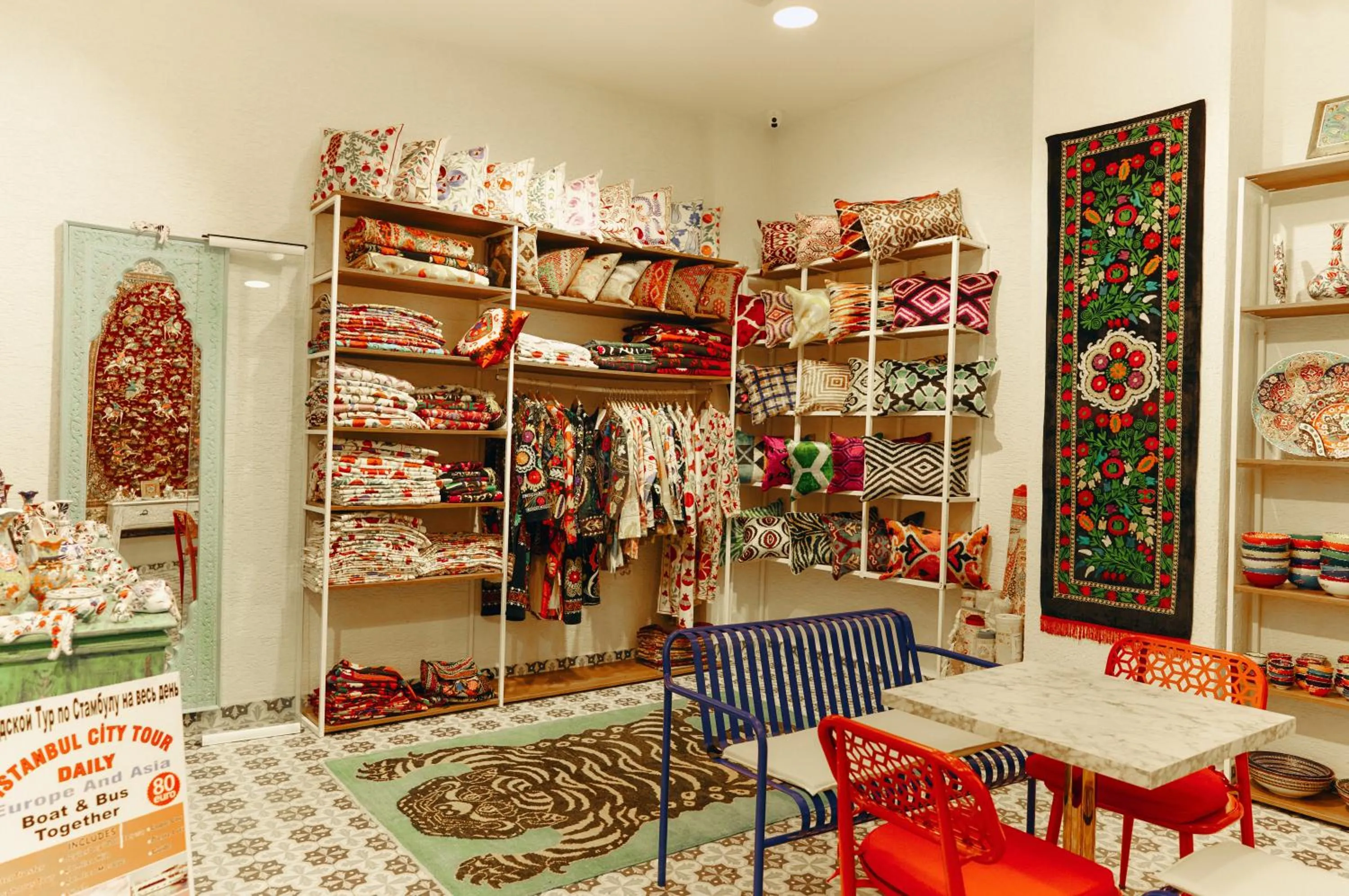 Seating area in Le Port Karaköy