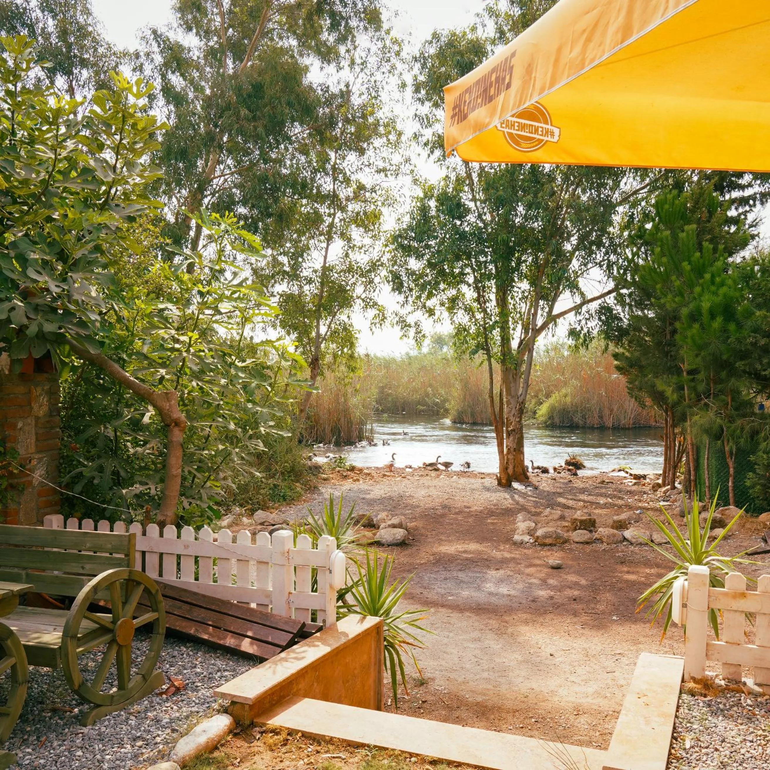 Garden view in Akyaka Nehir Butik Otel
