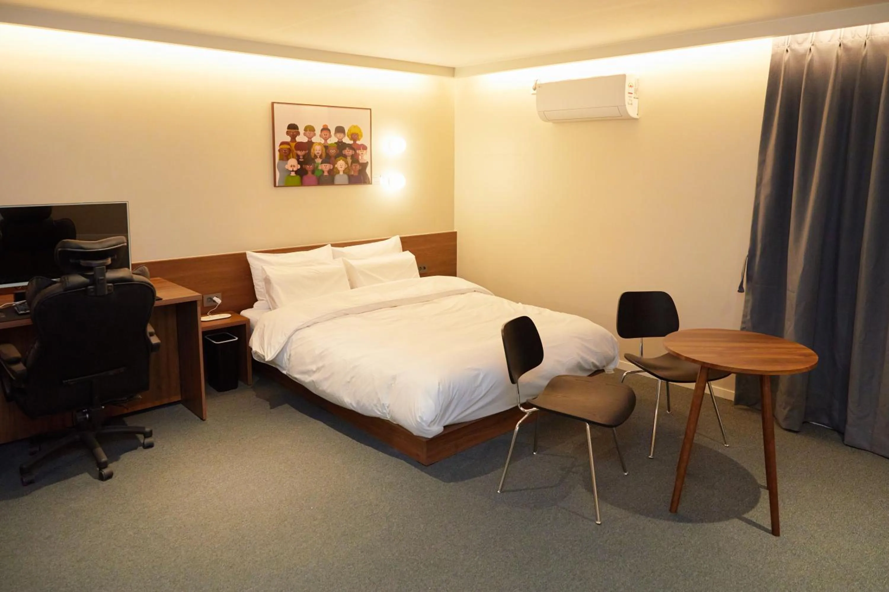Bed in Anook Hotel Suwon