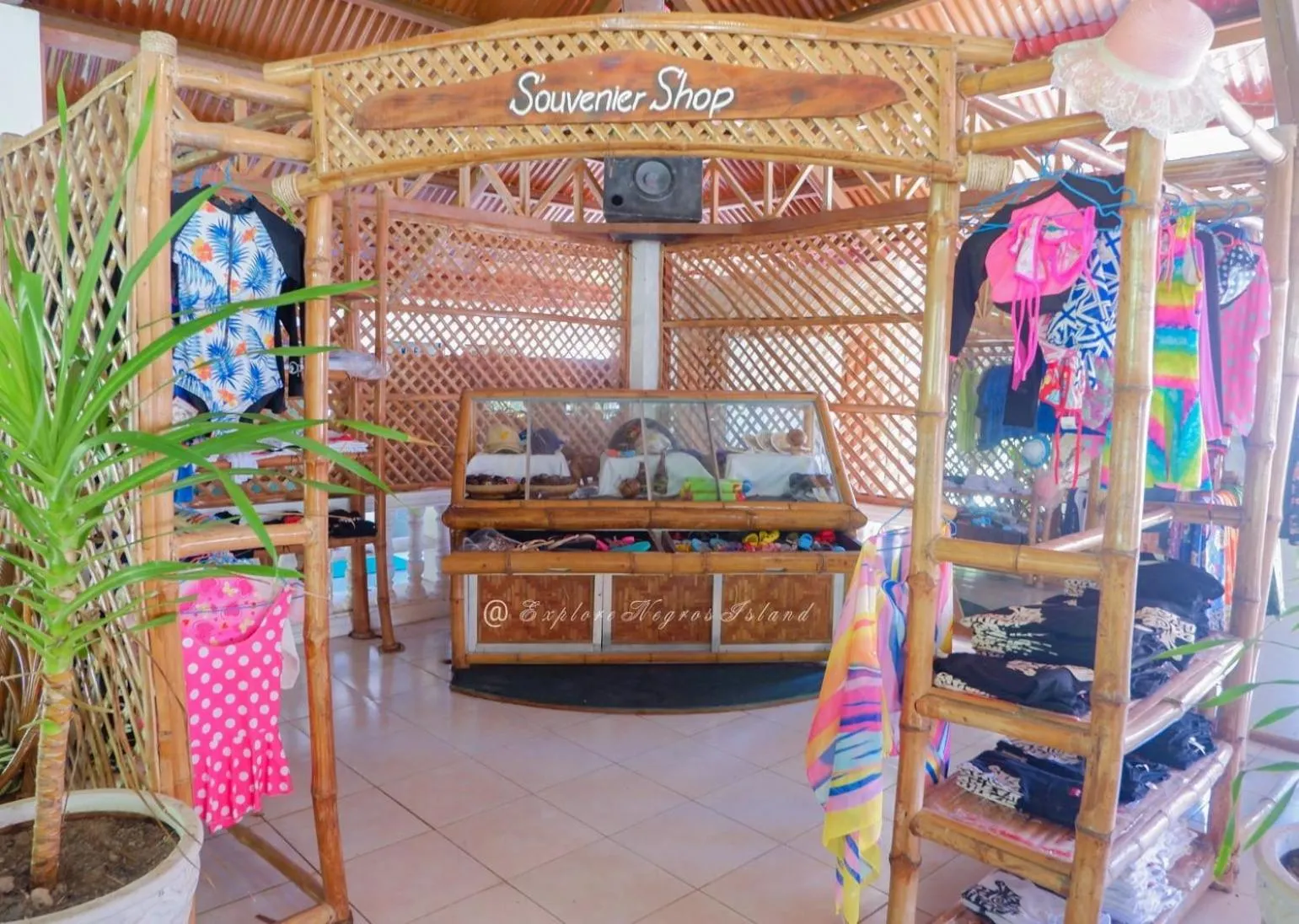Shopping Area in Whispering Palms Island Resort