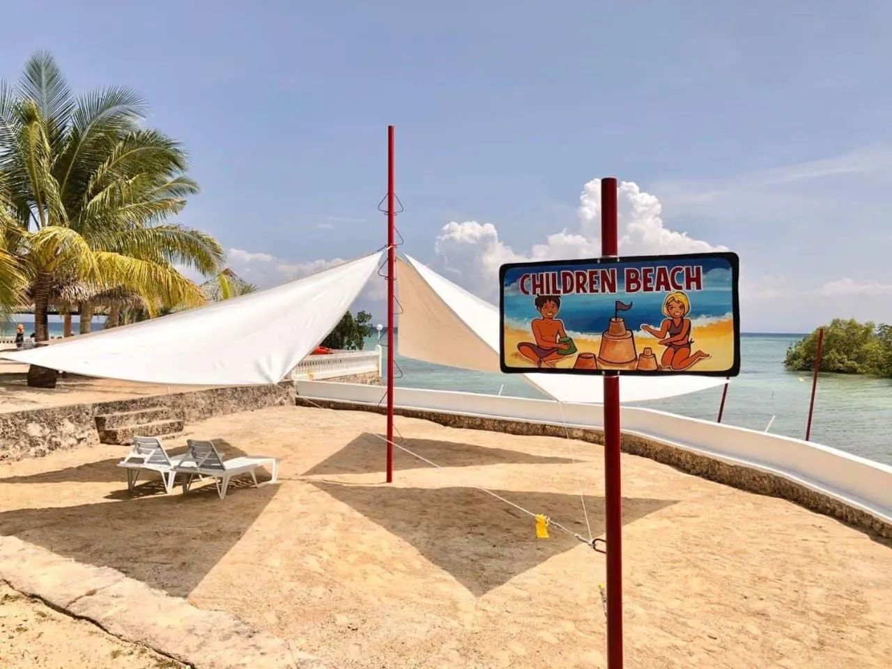 Children play ground in Whispering Palms Island Resort