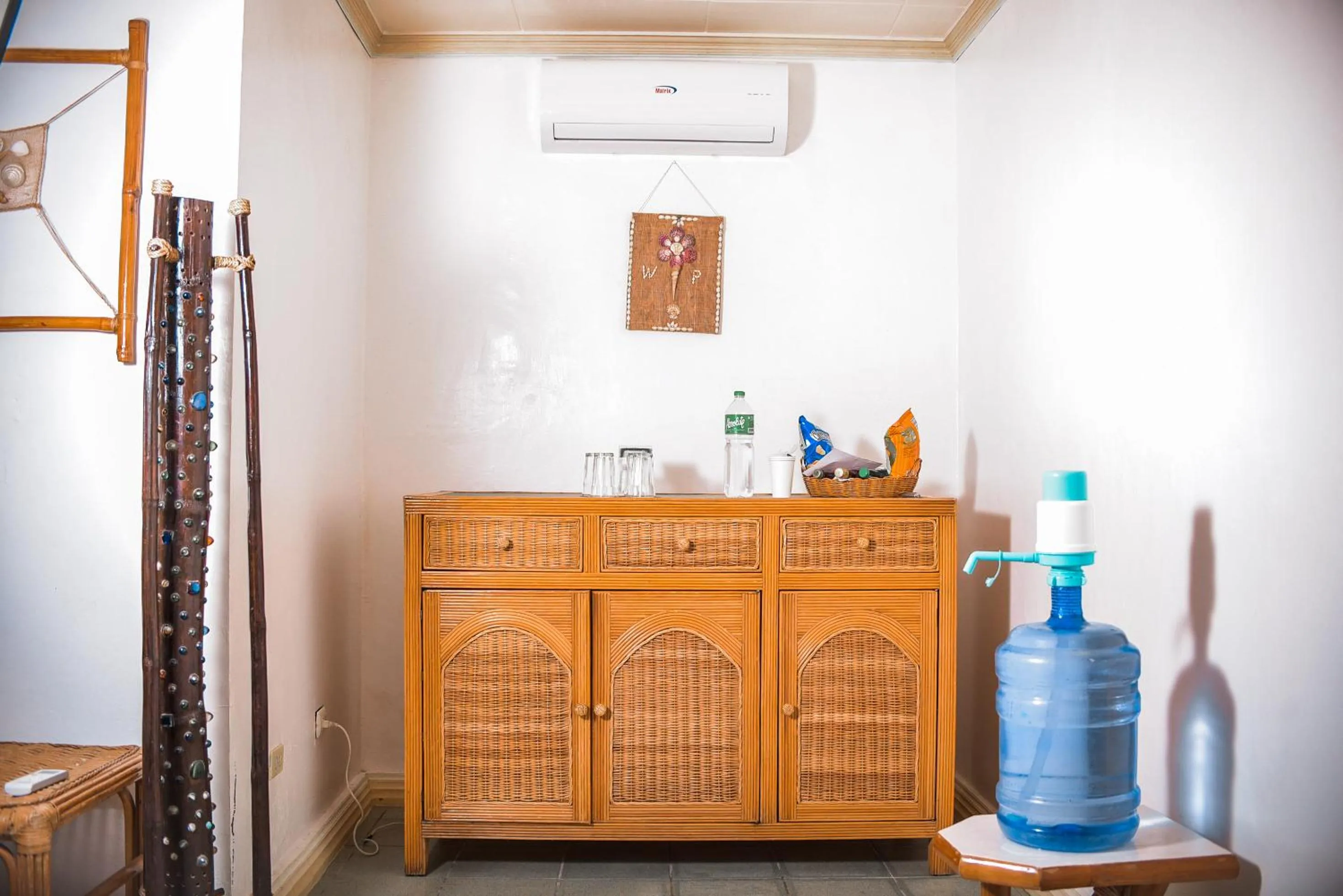 Text overlay in Whispering Palms Island Resort