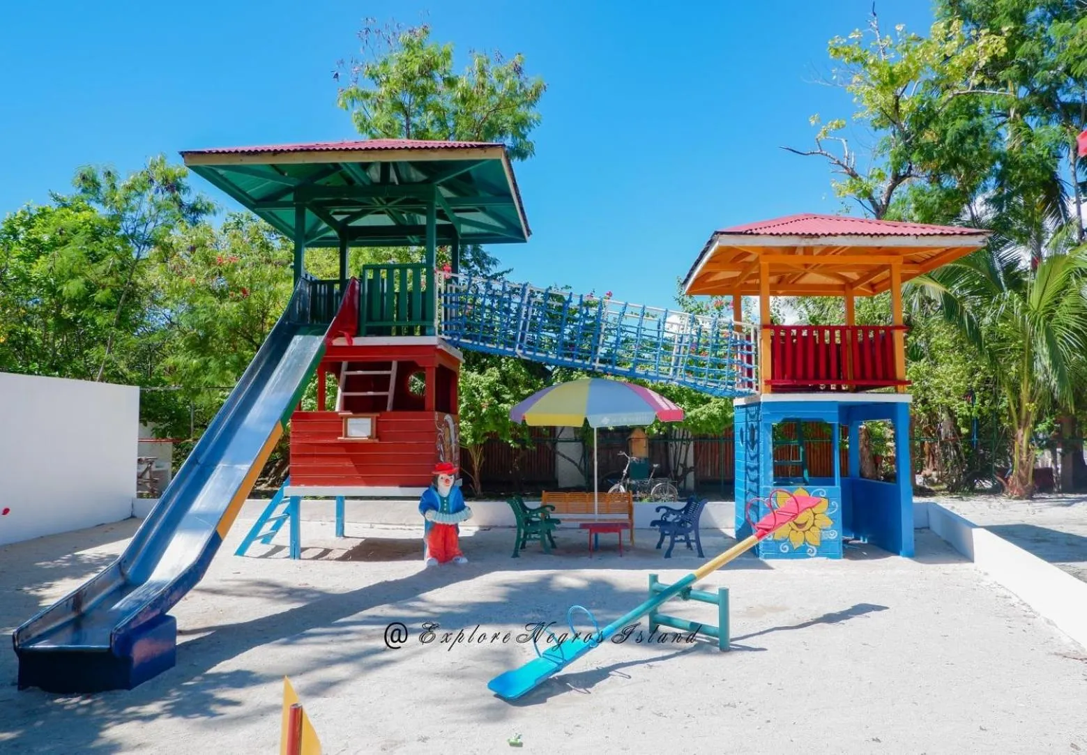 Children play ground in Whispering Palms Island Resort