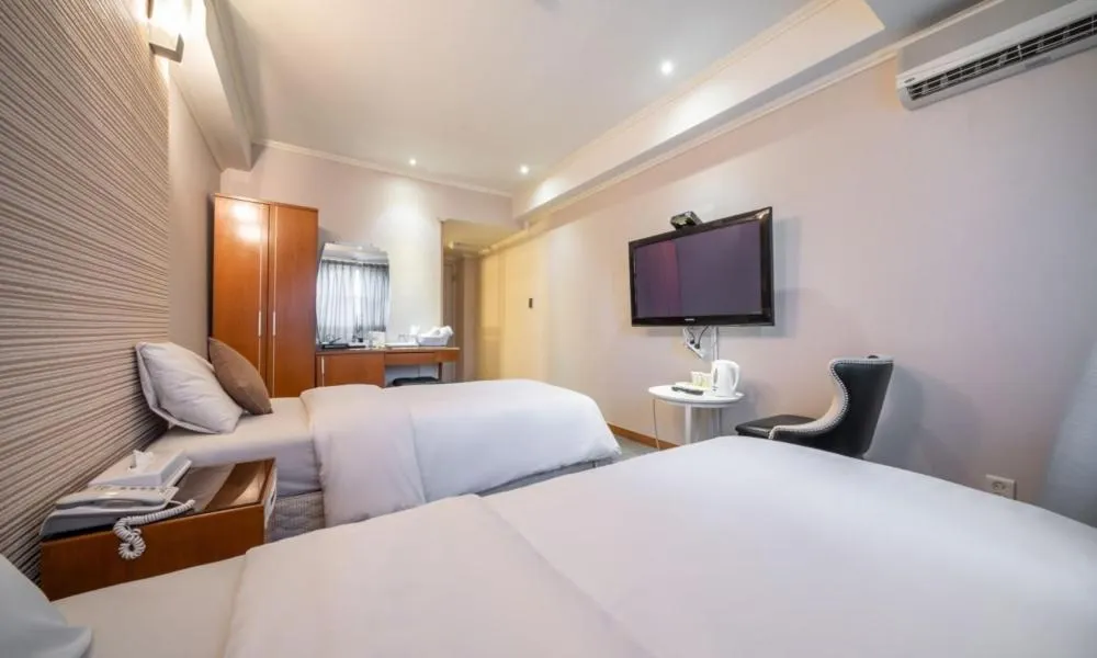 Bed in Ansan Seowon Tourist Hotel