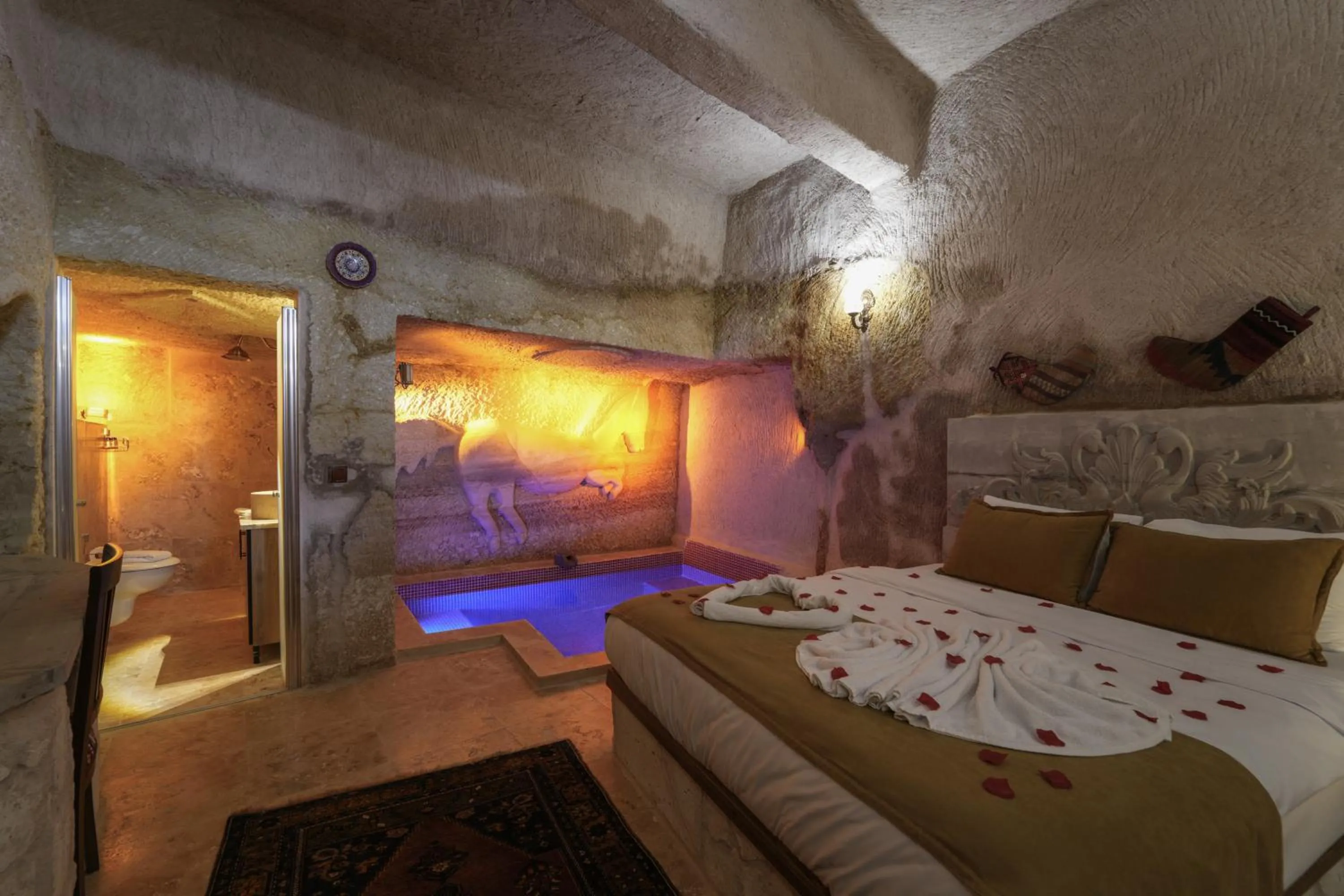 Bedroom, Bed in By Yüksel Cave