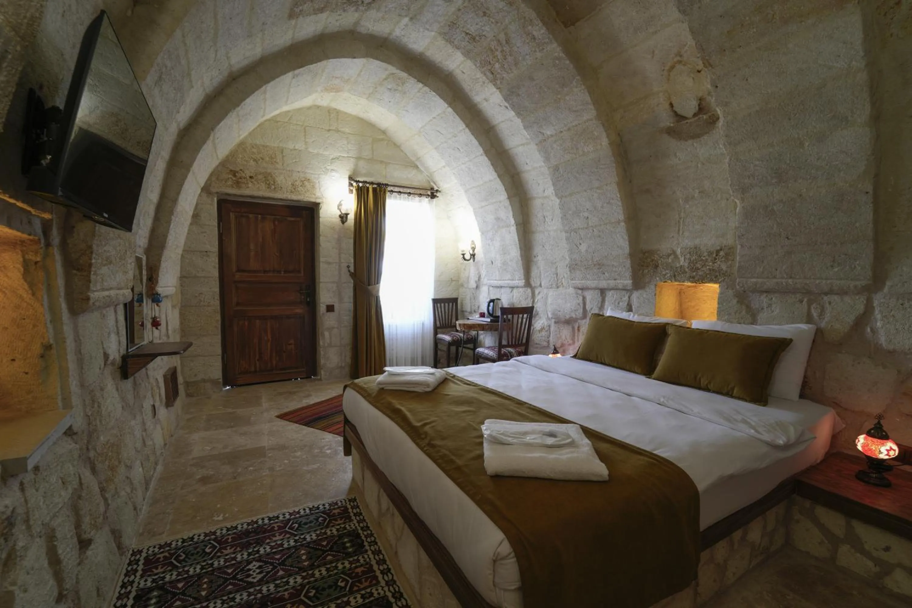 Bed in By Yüksel Cave