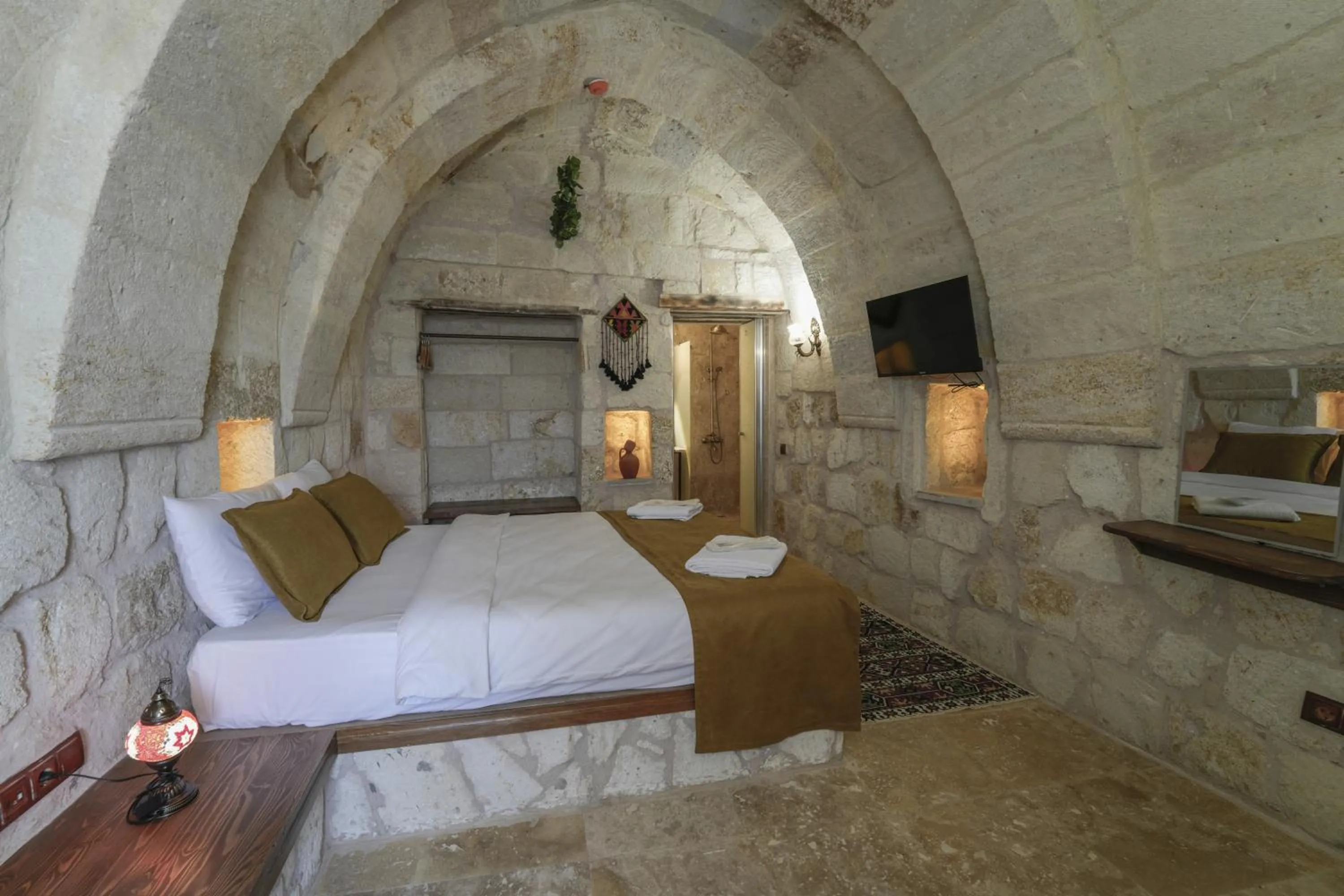 Bed in By Yüksel Cave