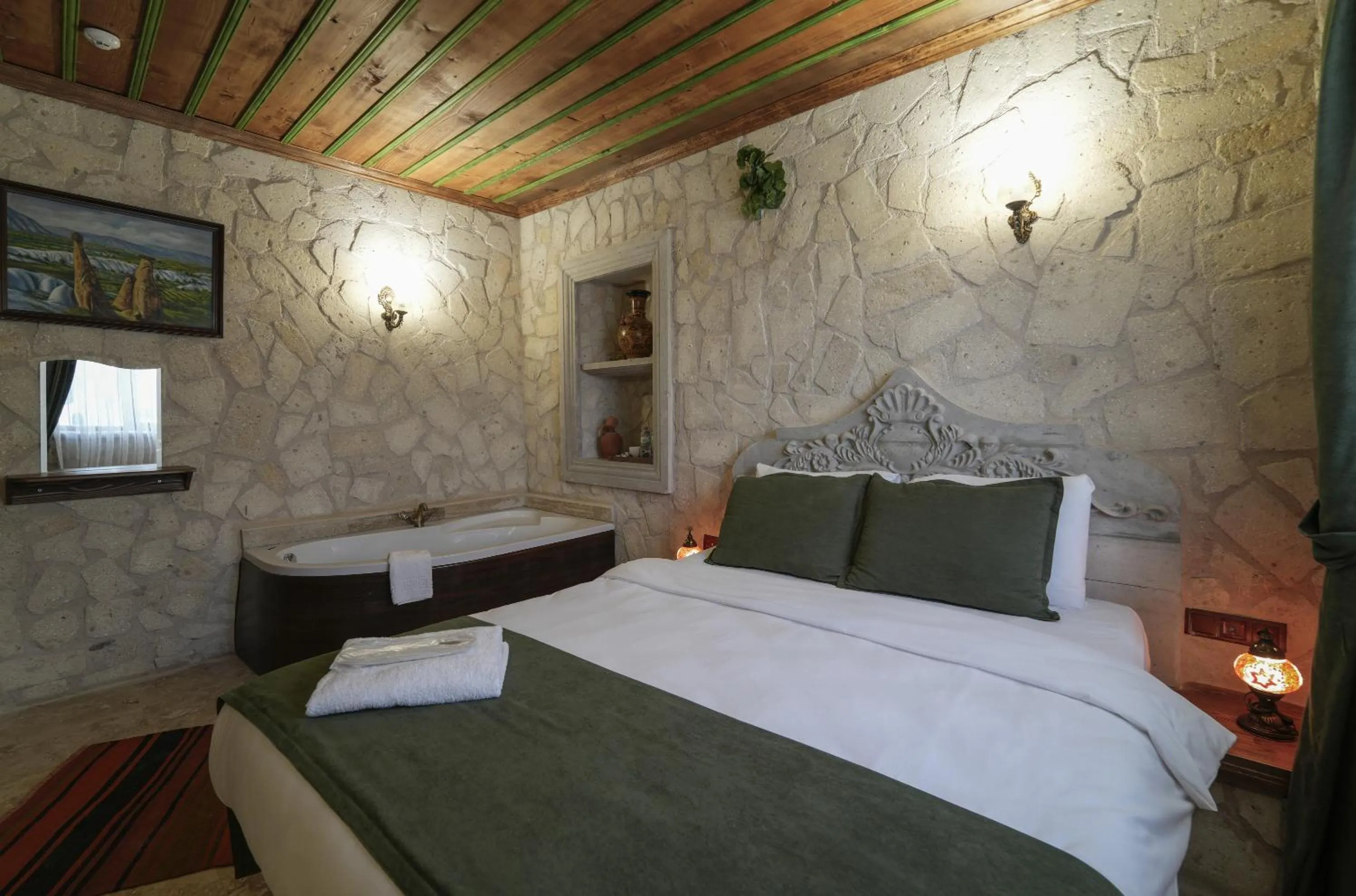 Bed in By Yüksel Cave