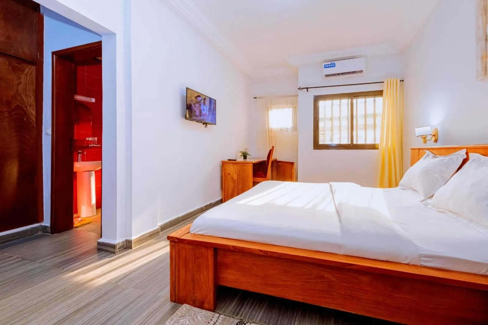 Bed in HOTEL DE L'OCEAN KRIBI