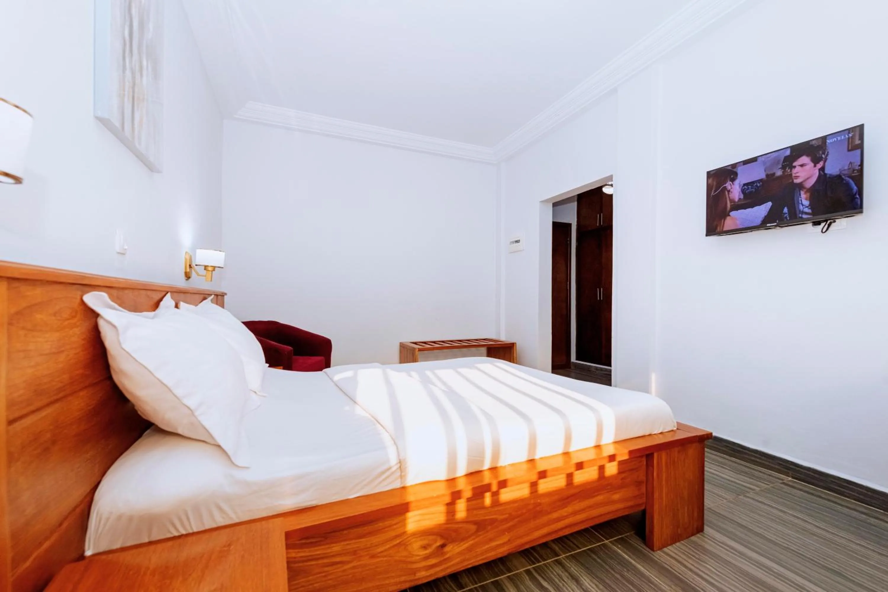 Bed in HOTEL DE L'OCEAN KRIBI