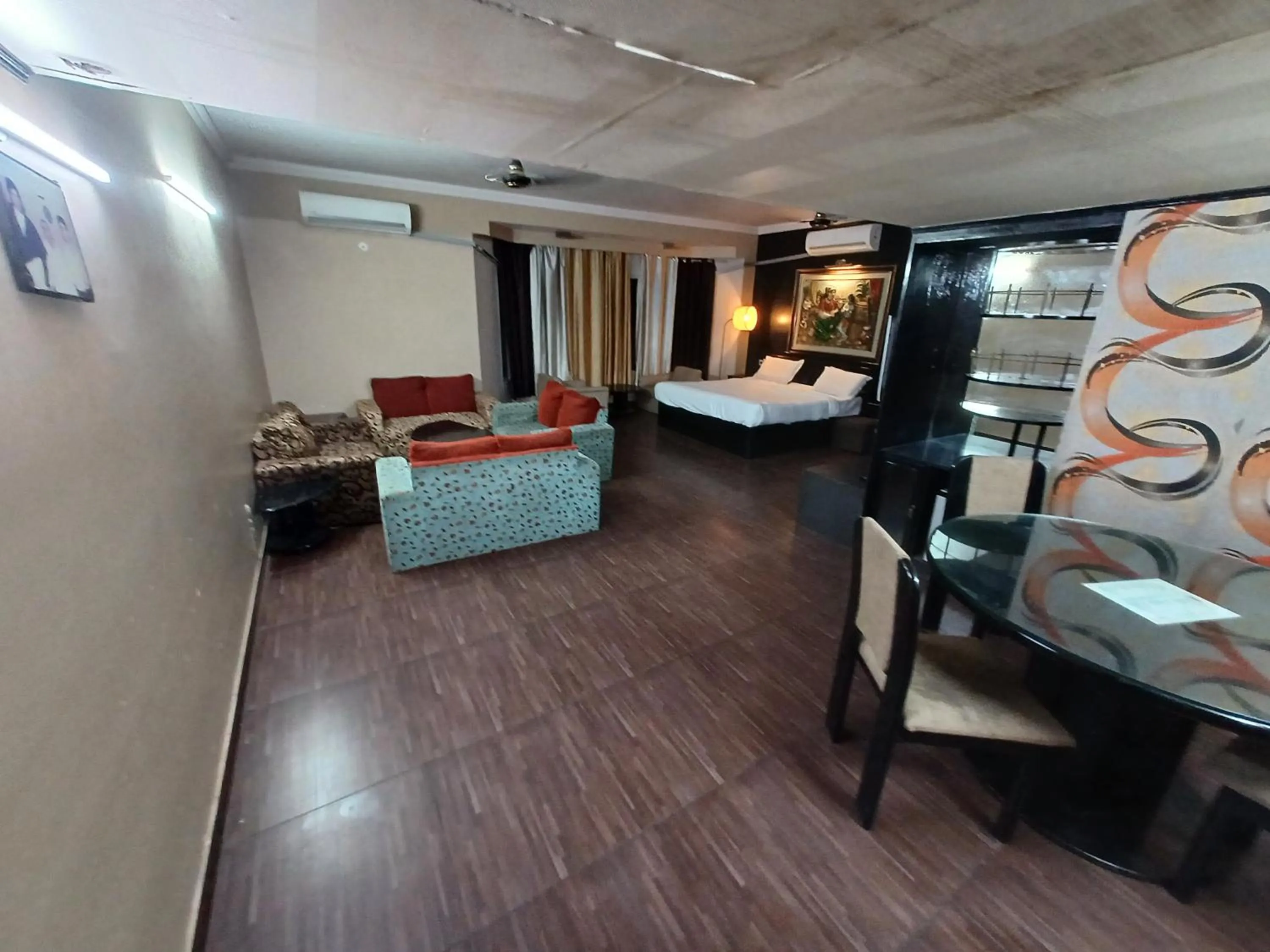 Photo of the whole room, Bed in Hotel Maya international