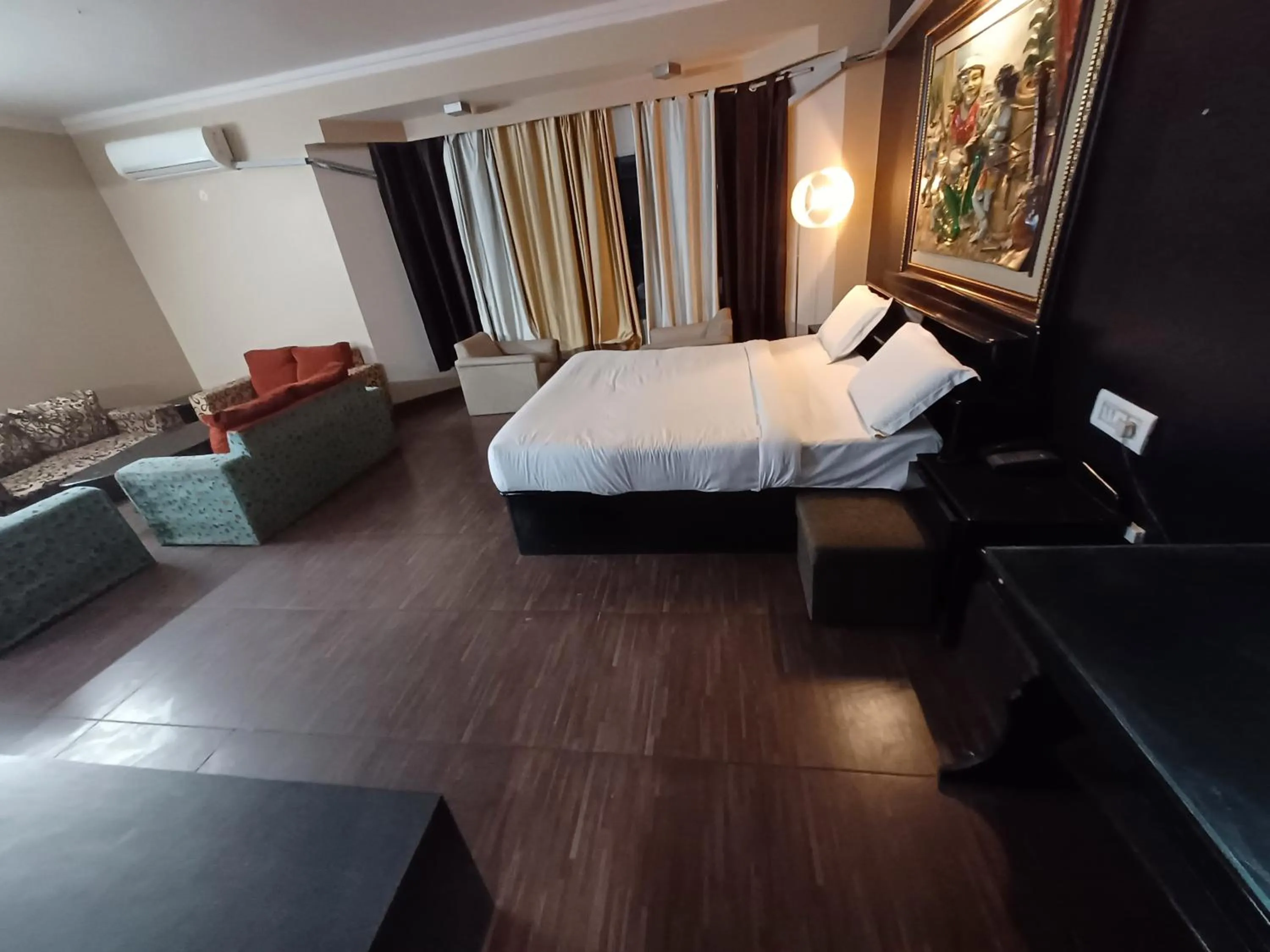 Photo of the whole room, Bed in Hotel Maya international