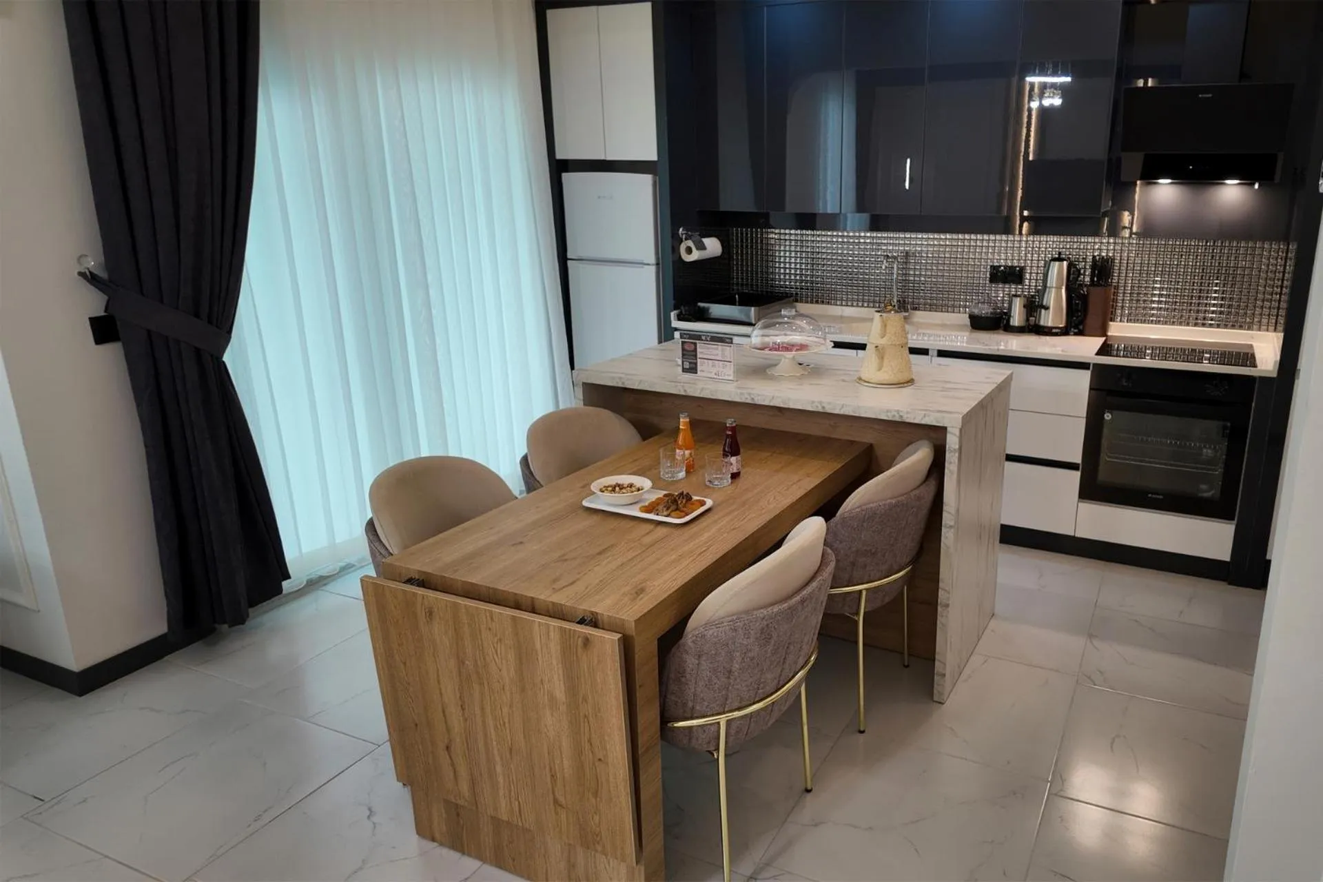 Kitchen or kitchenette in Villa Kent Termal Otel