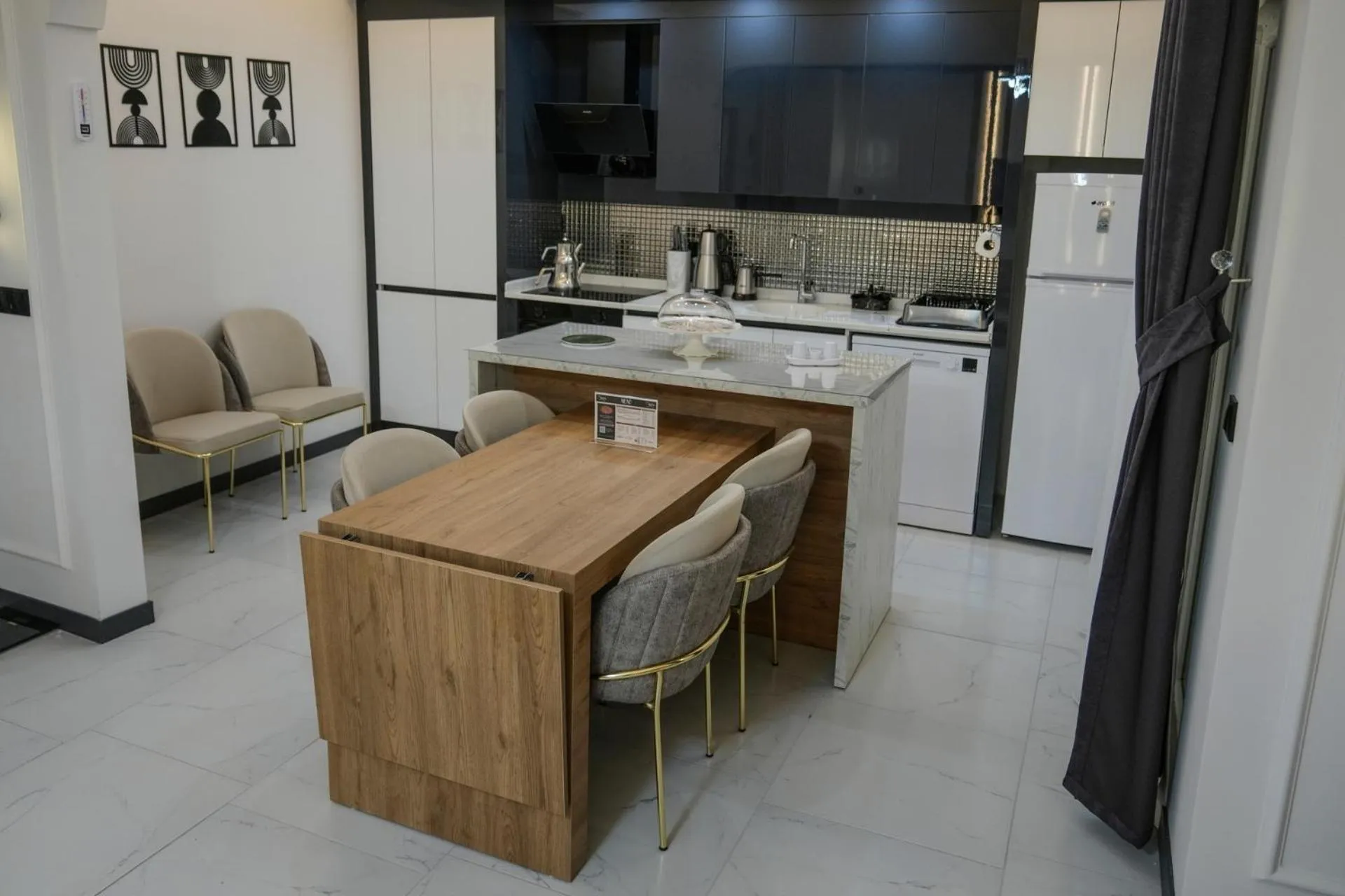 Kitchen or kitchenette in Villa Kent Termal Otel