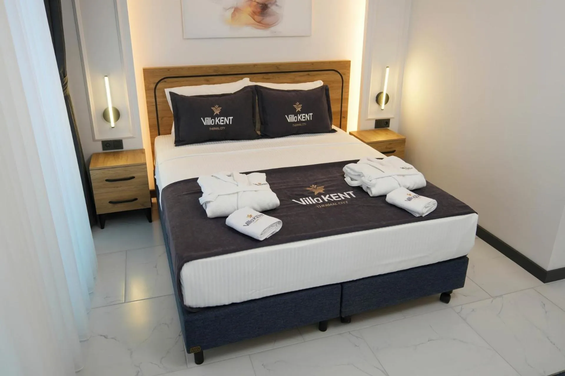 Bed in Villa Kent Termal Otel