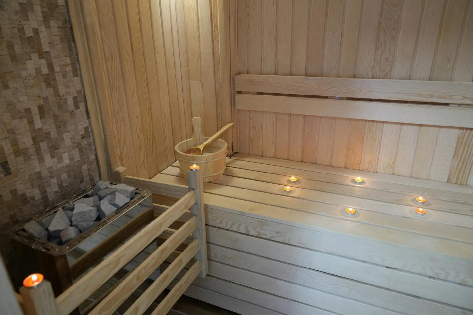 Sauna in Villa Kent Termal Otel