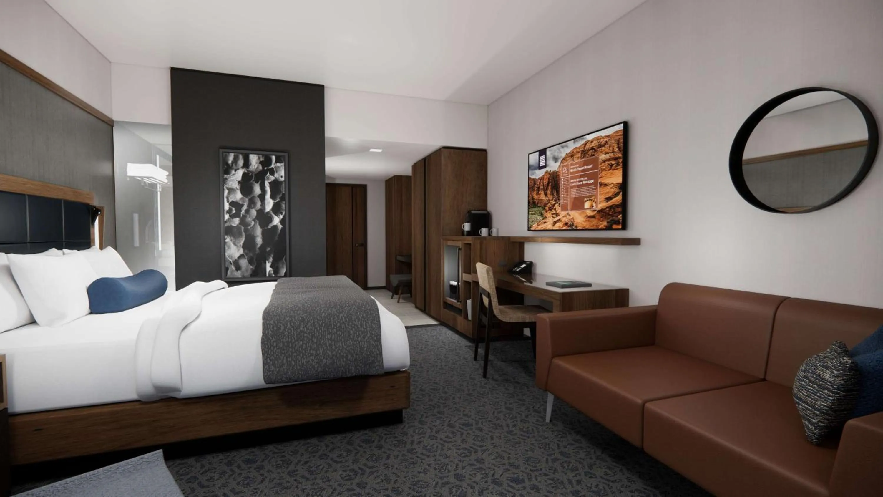 Bedroom, Bed in Black Desert Resort