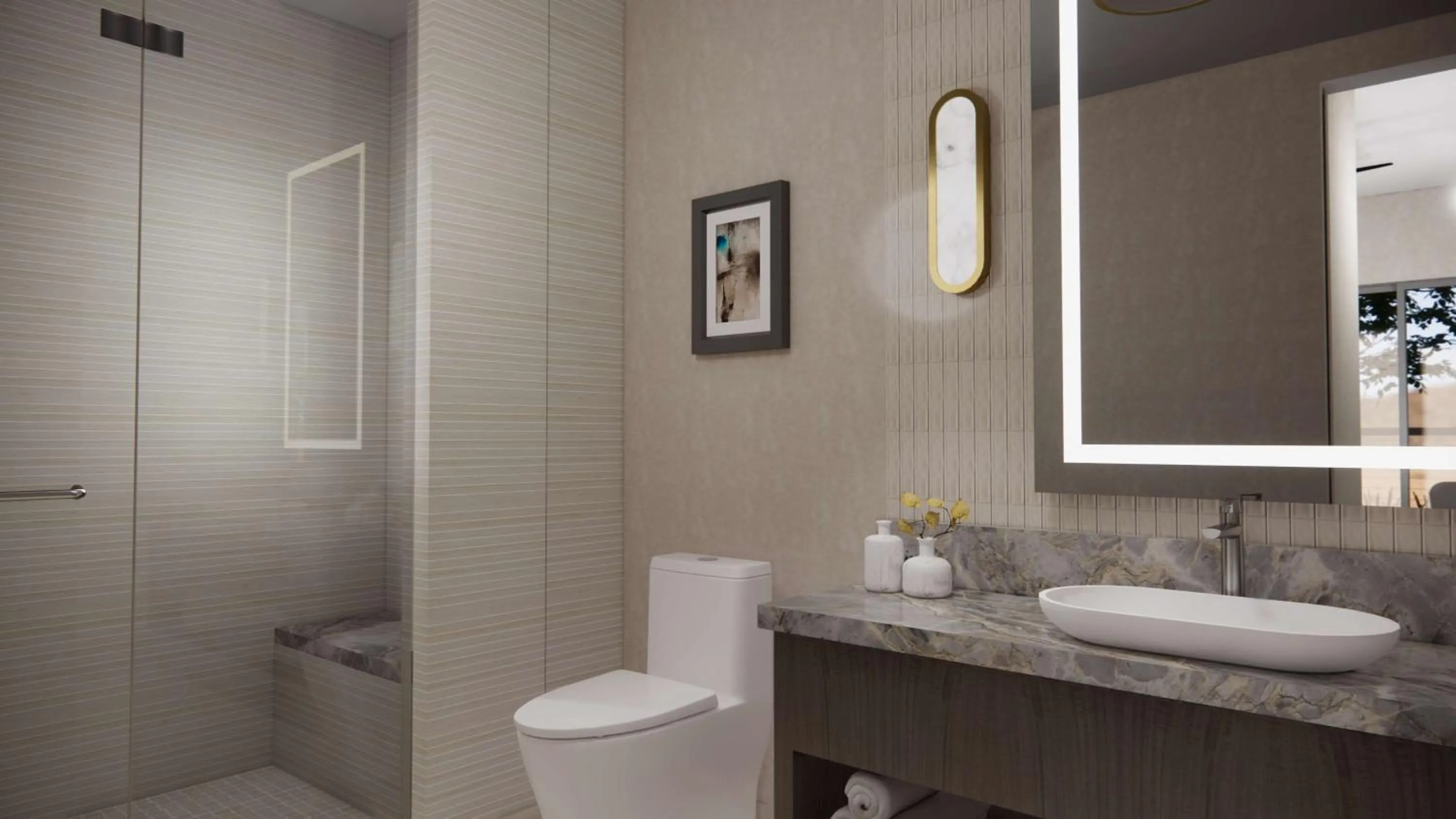 Bathroom in Black Desert Resort