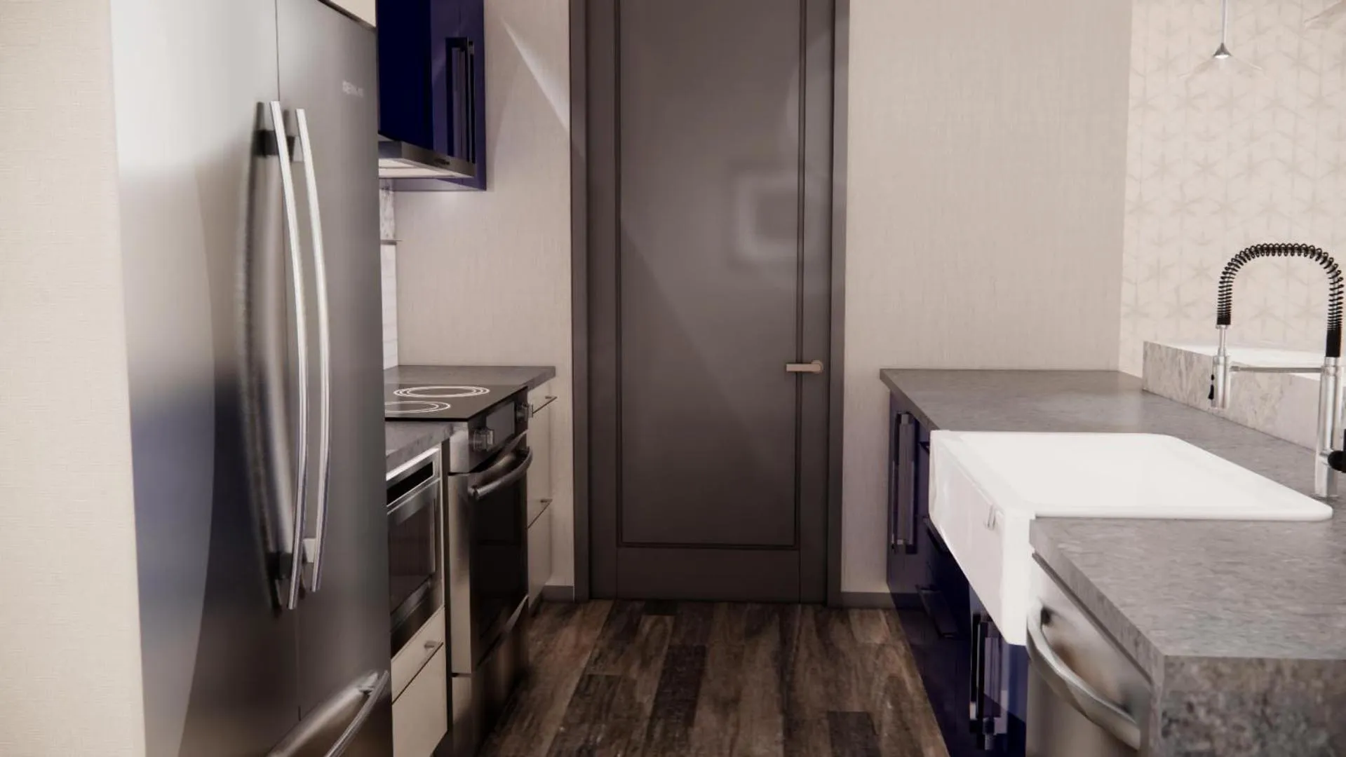 Kitchen or kitchenette in Black Desert Resort