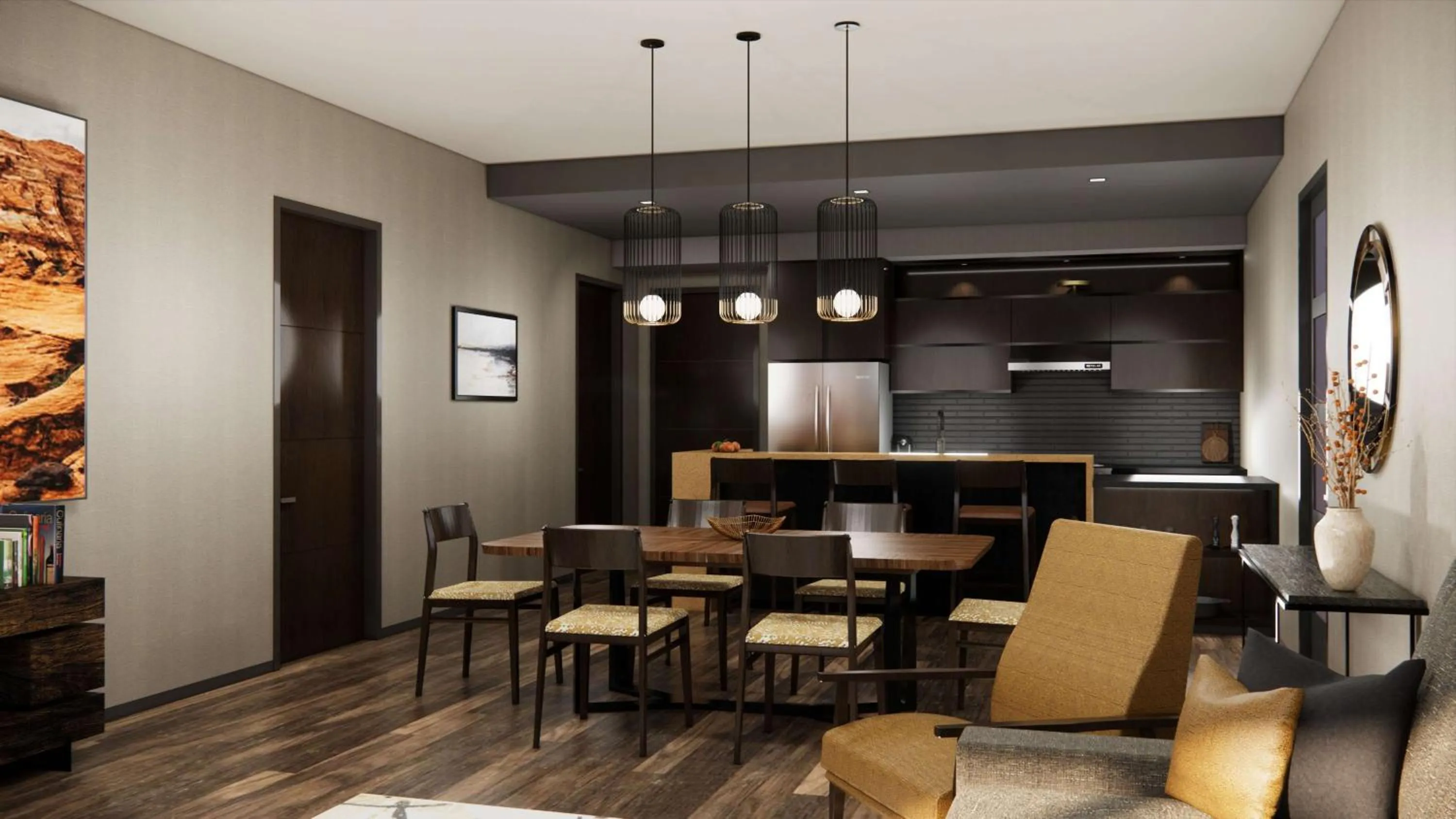 Kitchen or kitchenette in Black Desert Resort