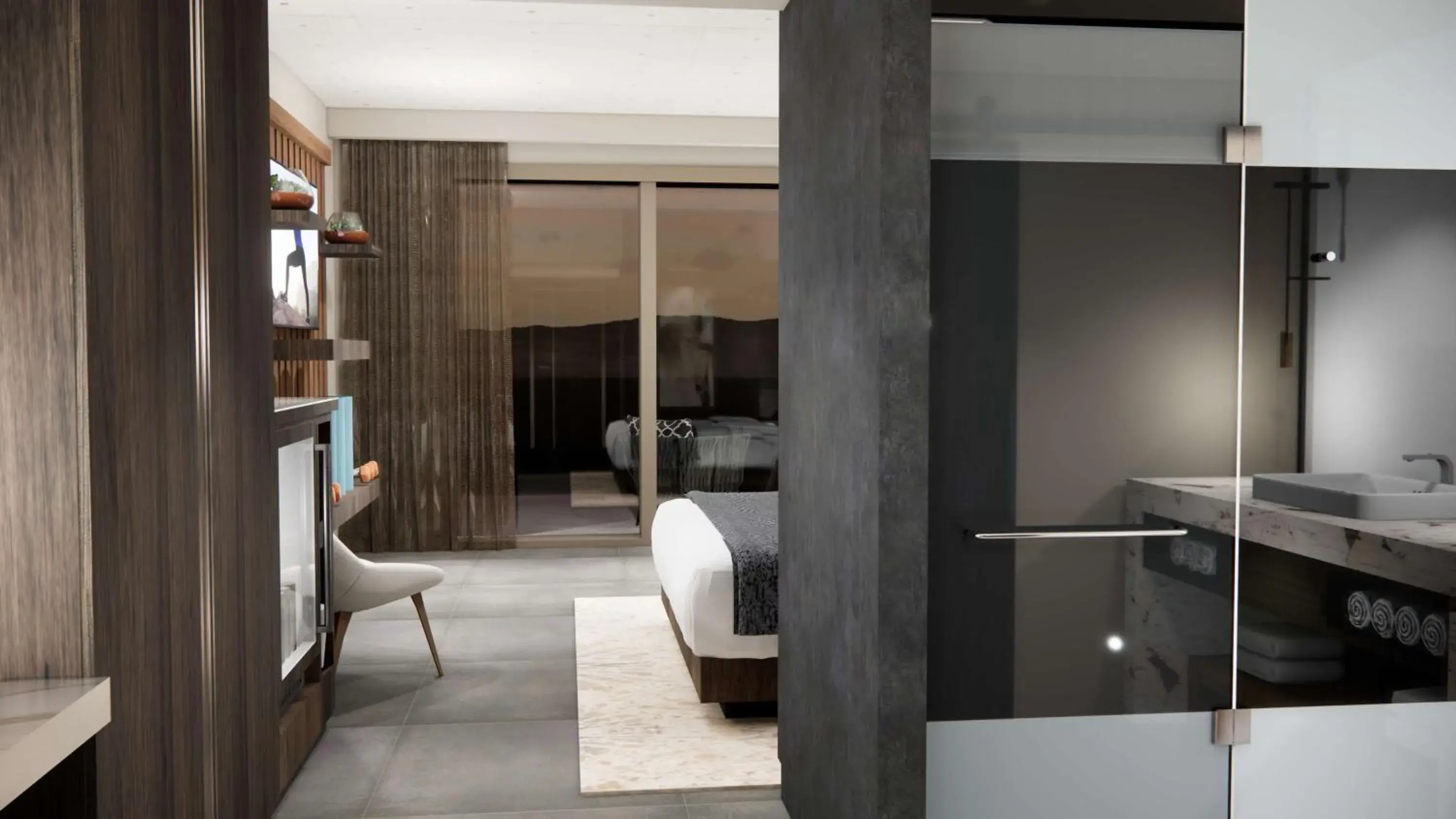 Quadruple Room in Black Desert Resort Quadruple Room in Black Desert Resort