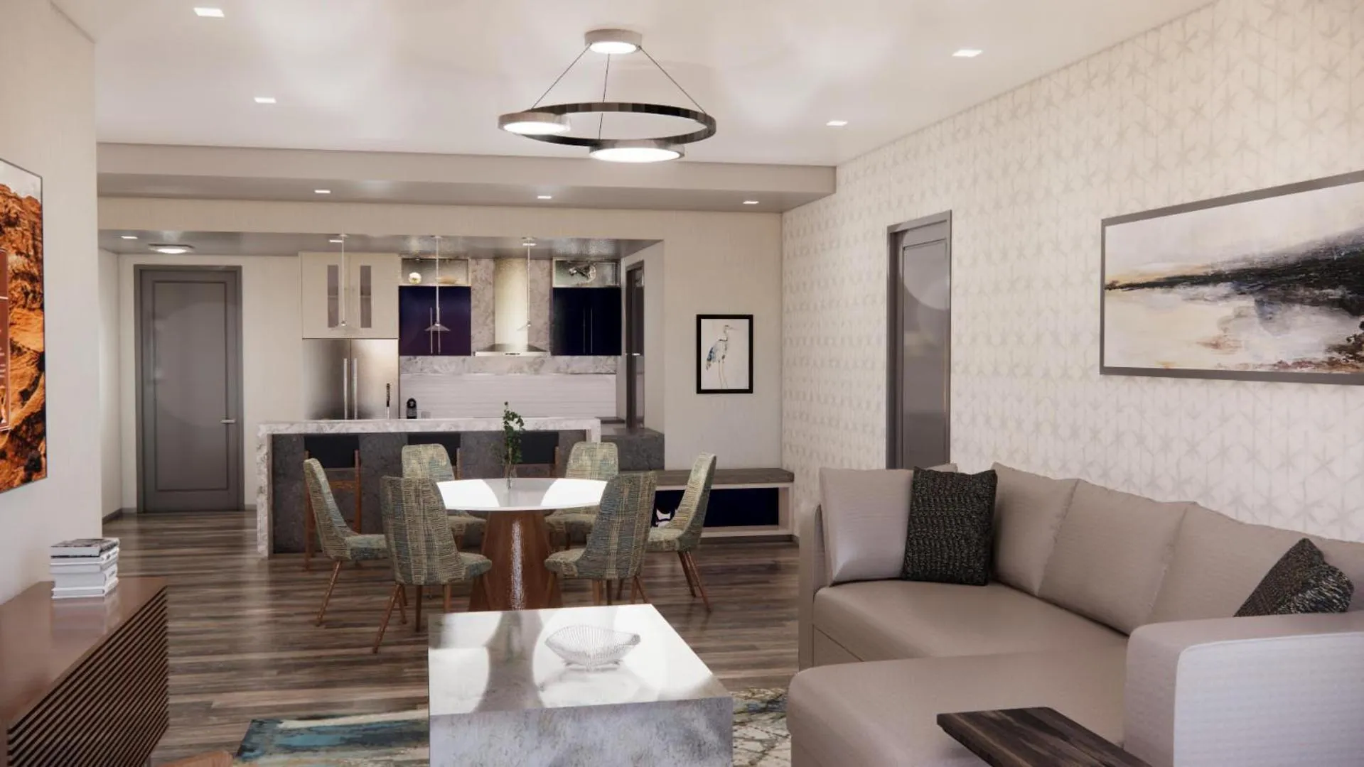 Living room in Black Desert Resort