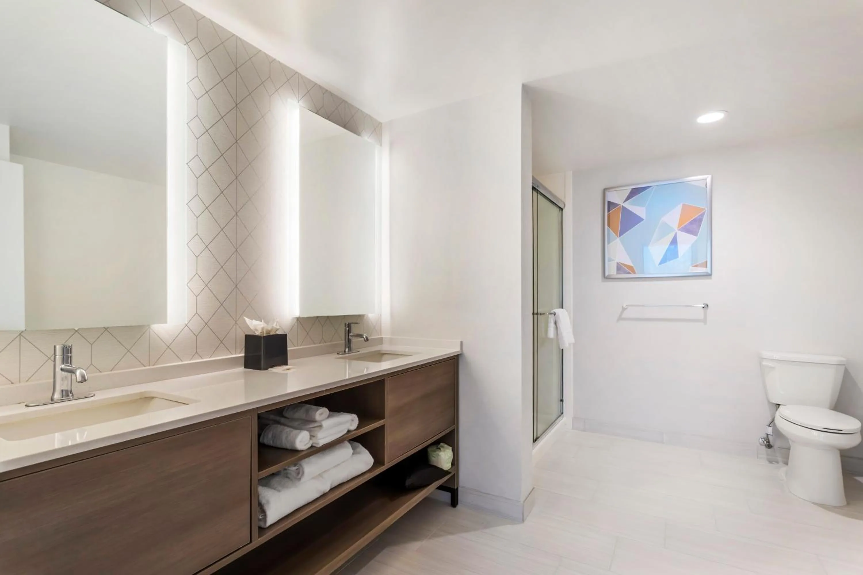 Shower in Comfort Suites Gatlinburg Downtown-Convention Center