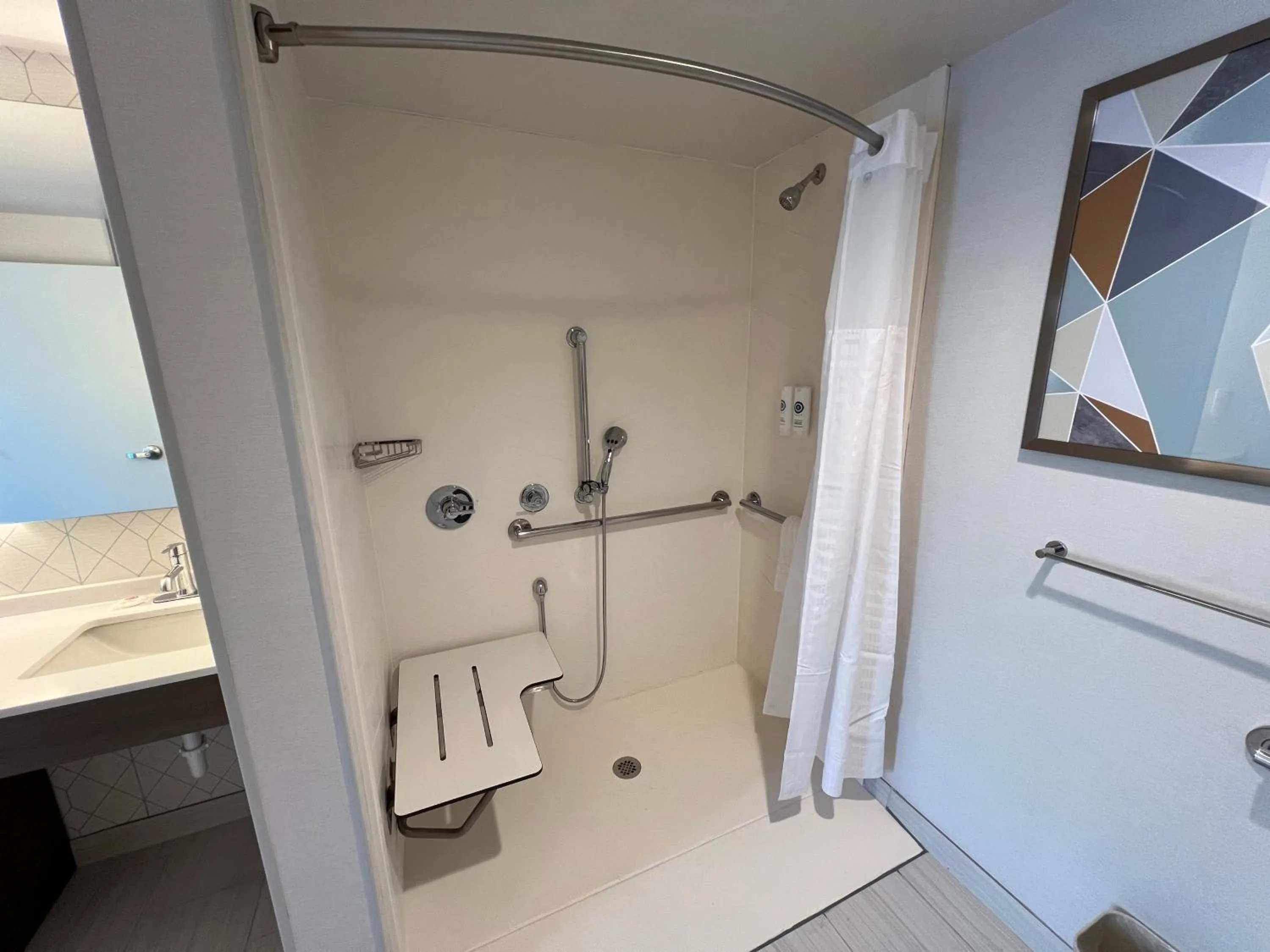 Shower in Comfort Suites Gatlinburg Downtown-Convention Center