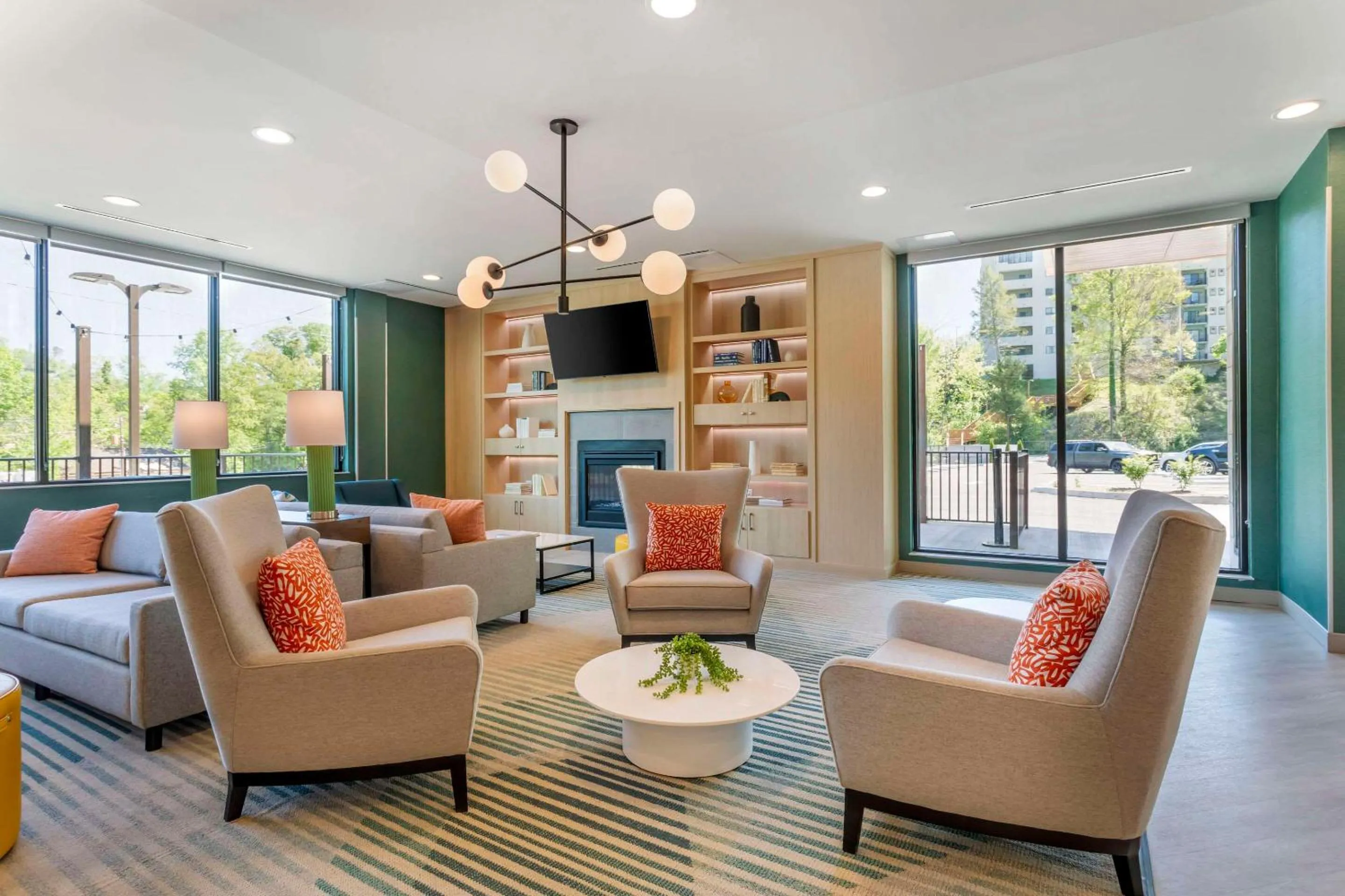 Lobby or reception in Comfort Suites Gatlinburg Downtown-Convention Center