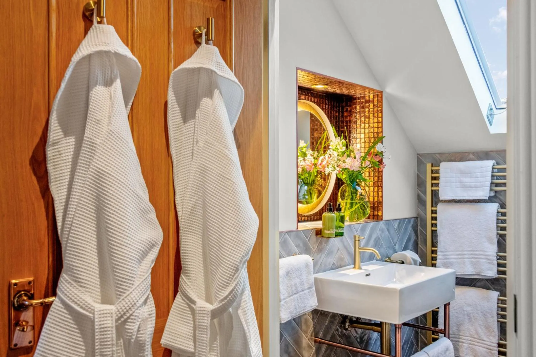 Bathroom in The Ley Arms