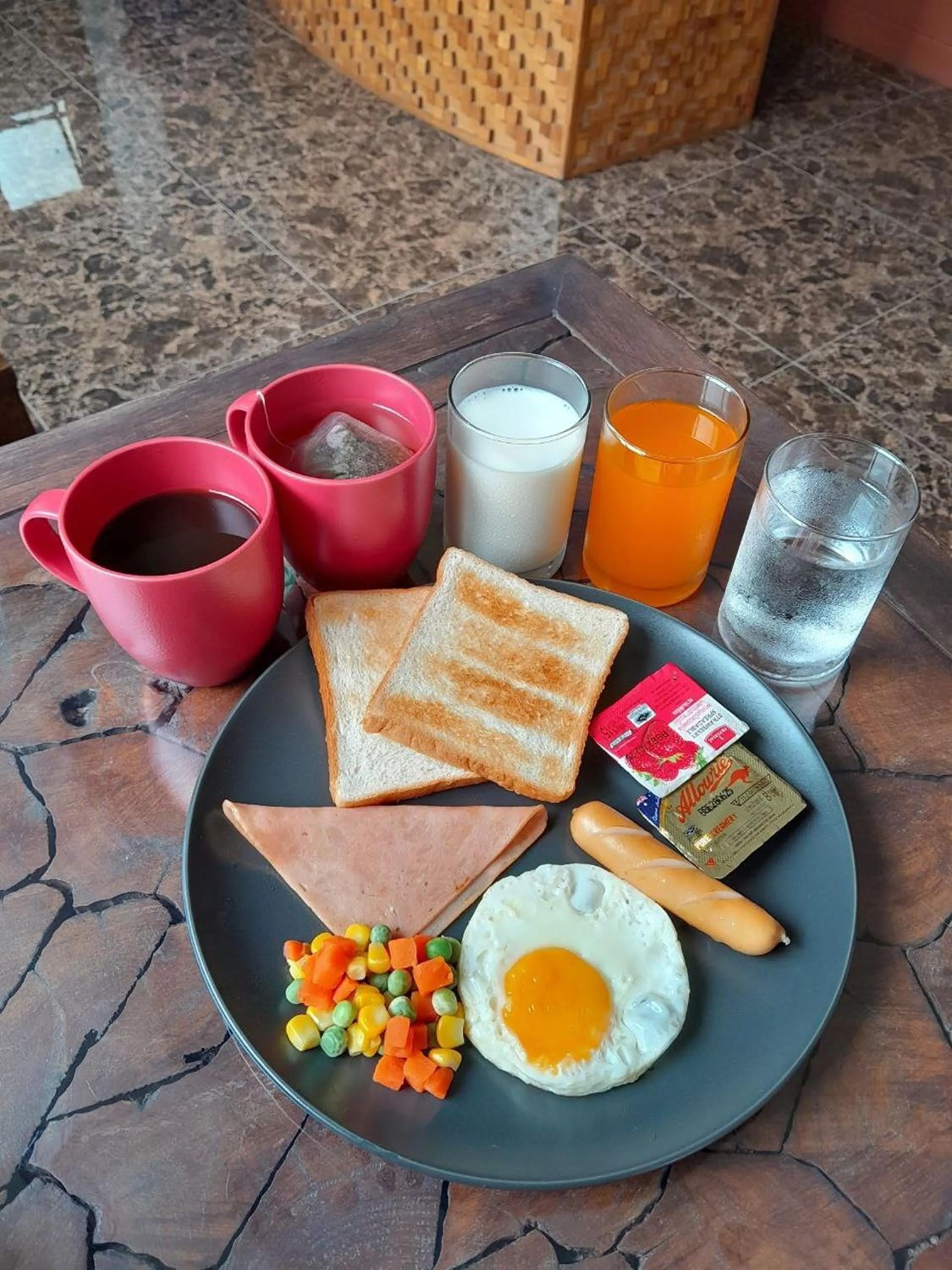 Breakfast in Budget Stars Hotel Chiang Mai